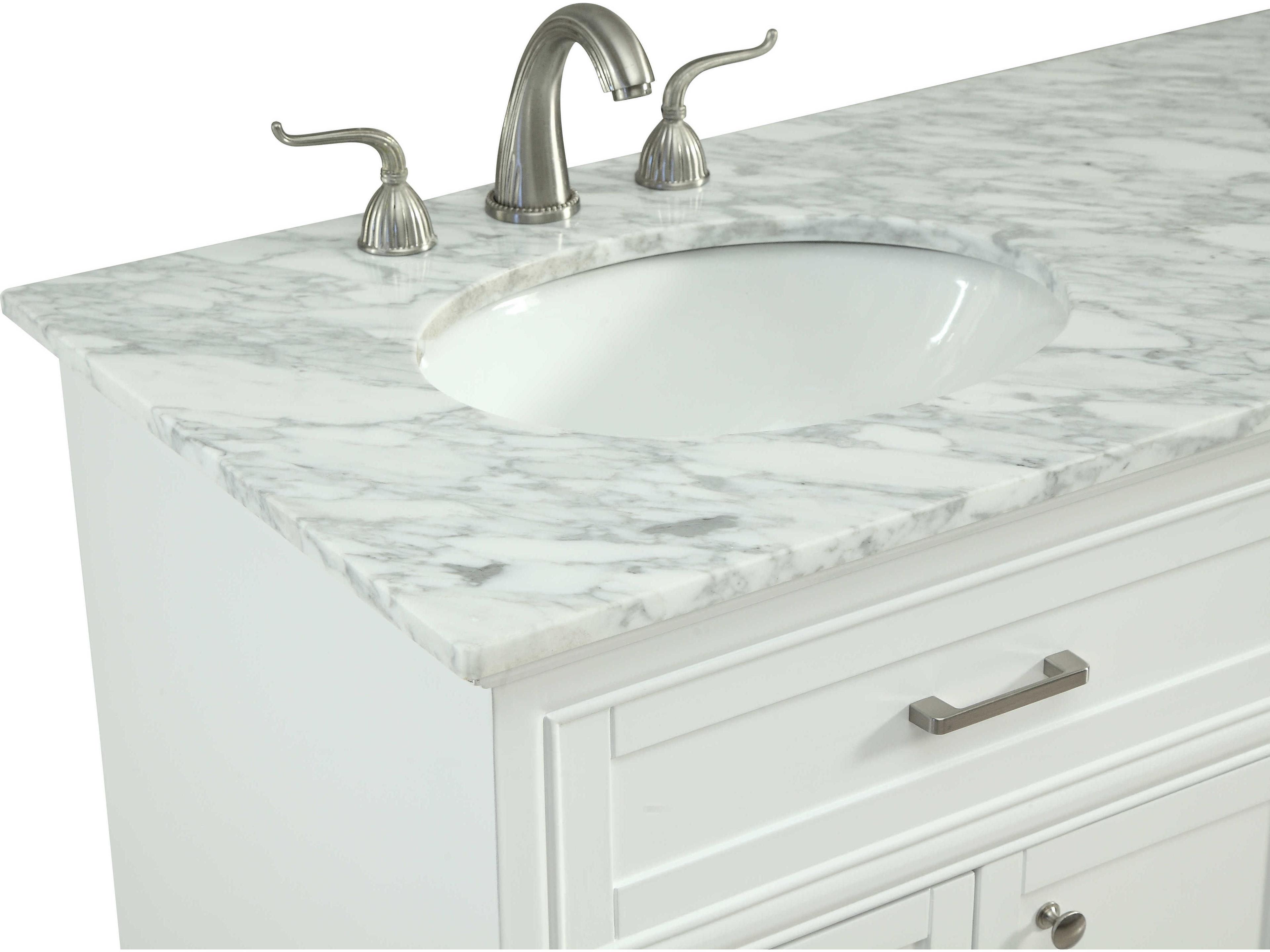 Elegant Lighting Americana White 60" Vanity