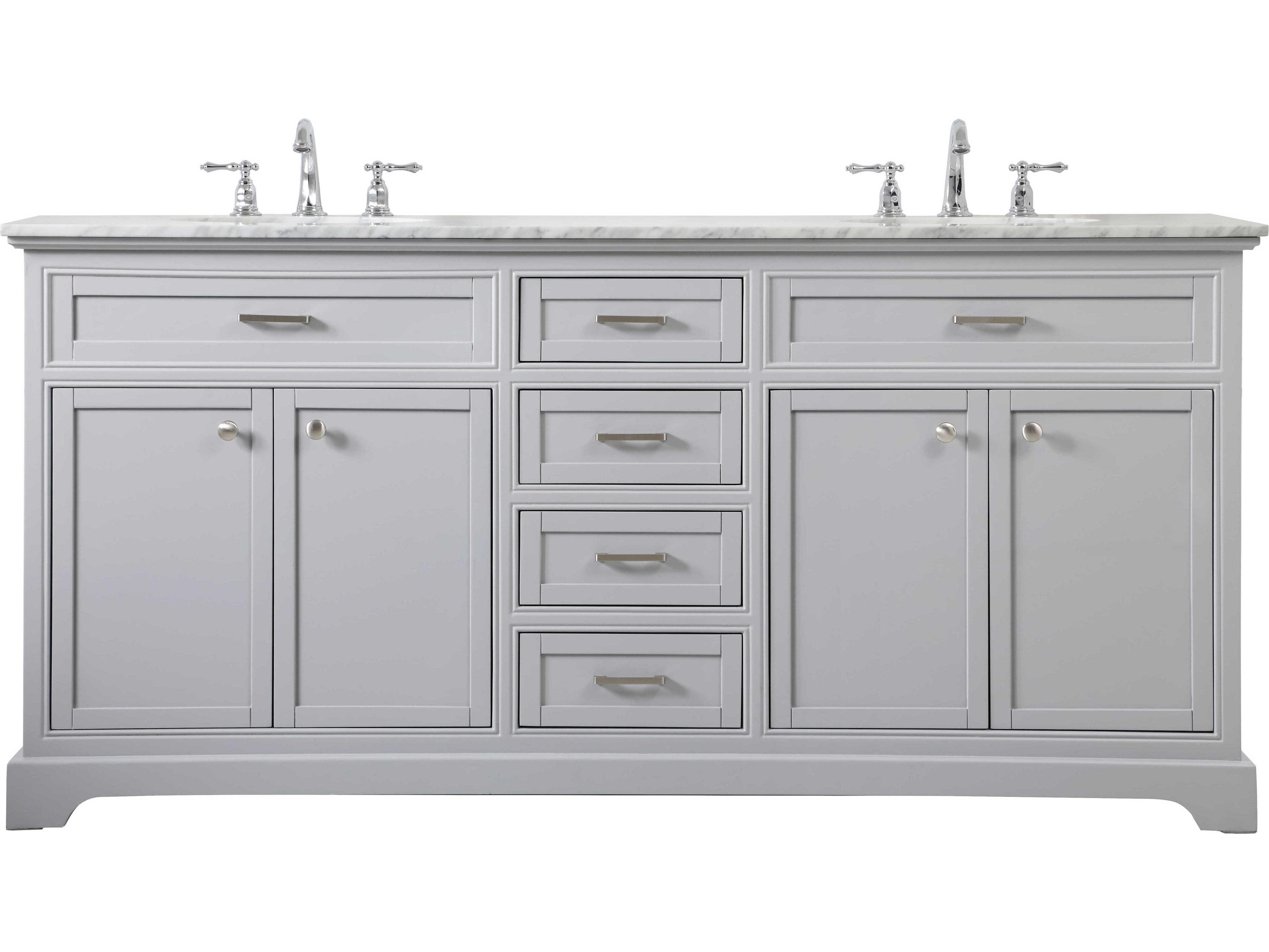 Americana Grey 72" Vanity