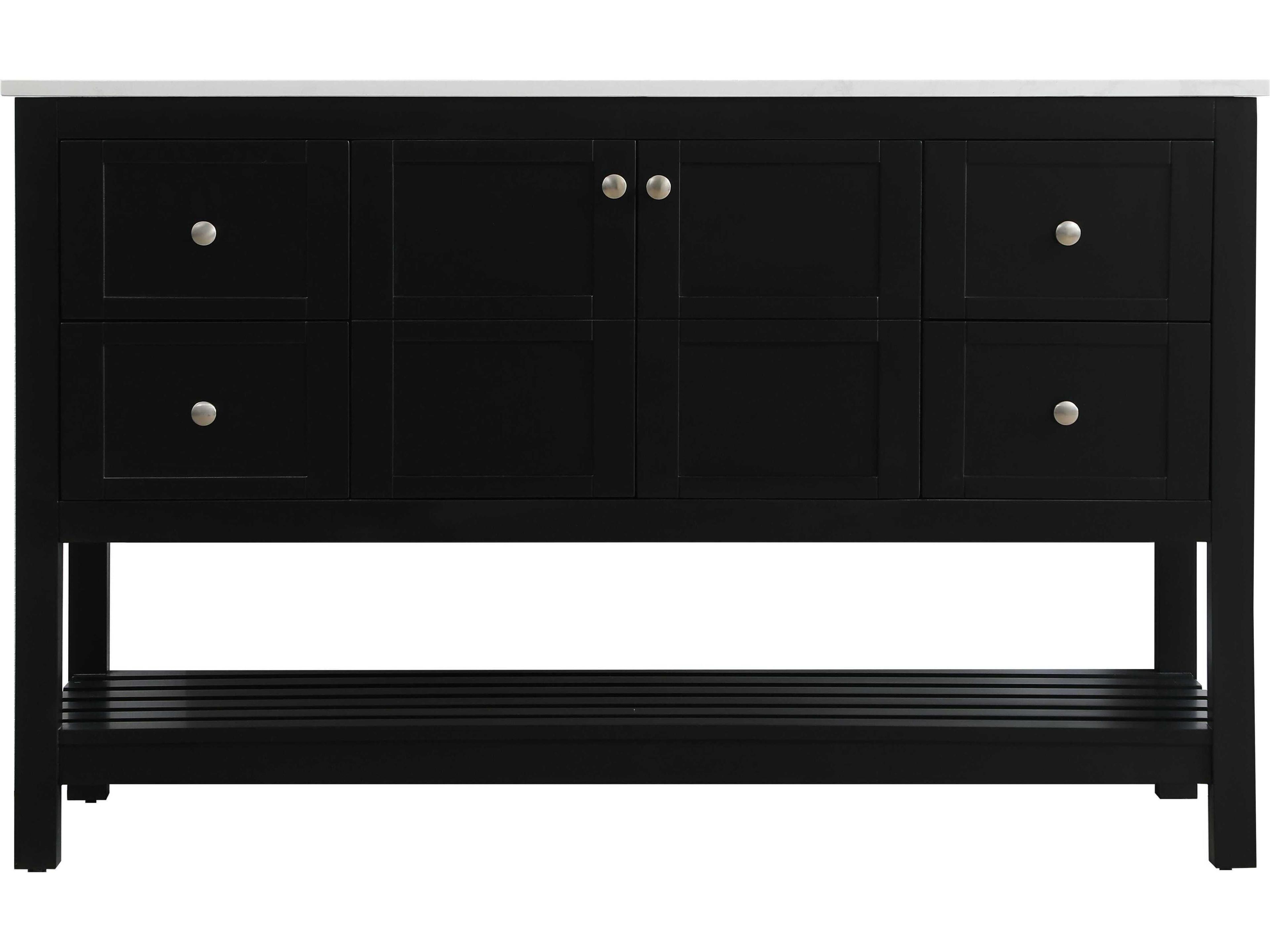 Elegant Lighting Theo Black Vanity