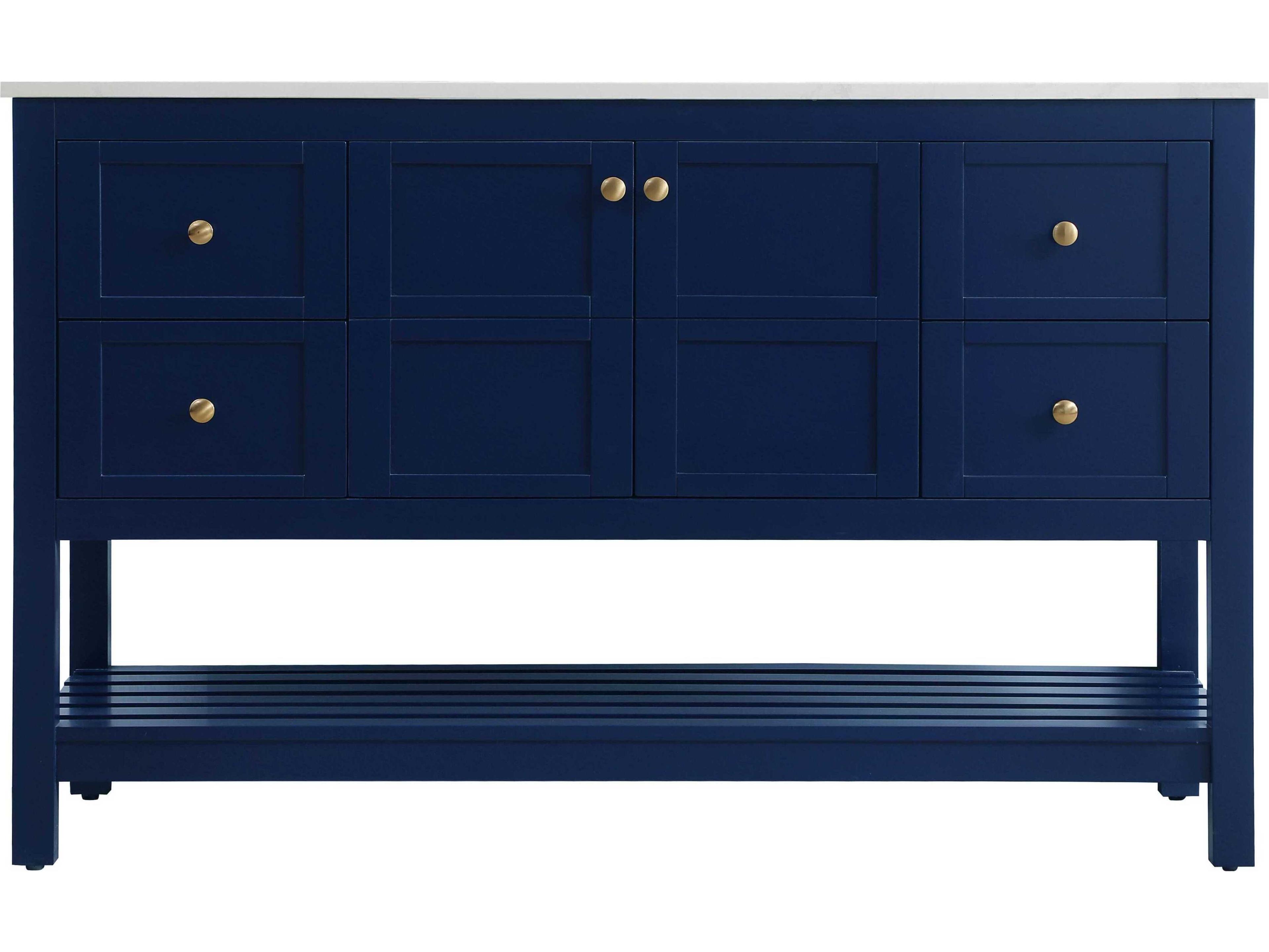 Elegant Lighting Theo Blue Vanity