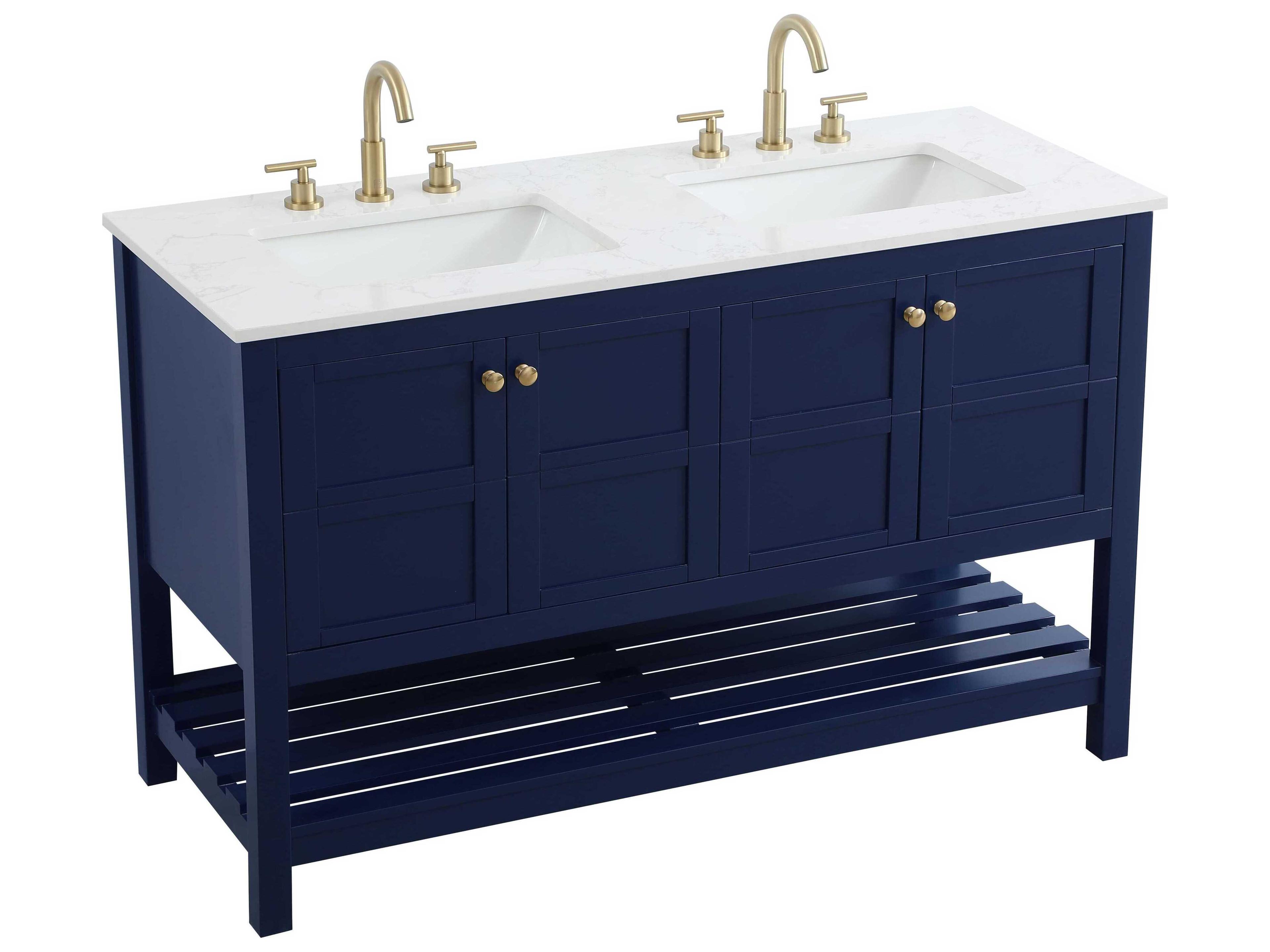 Elegant Lighting Theo Blue Vanity