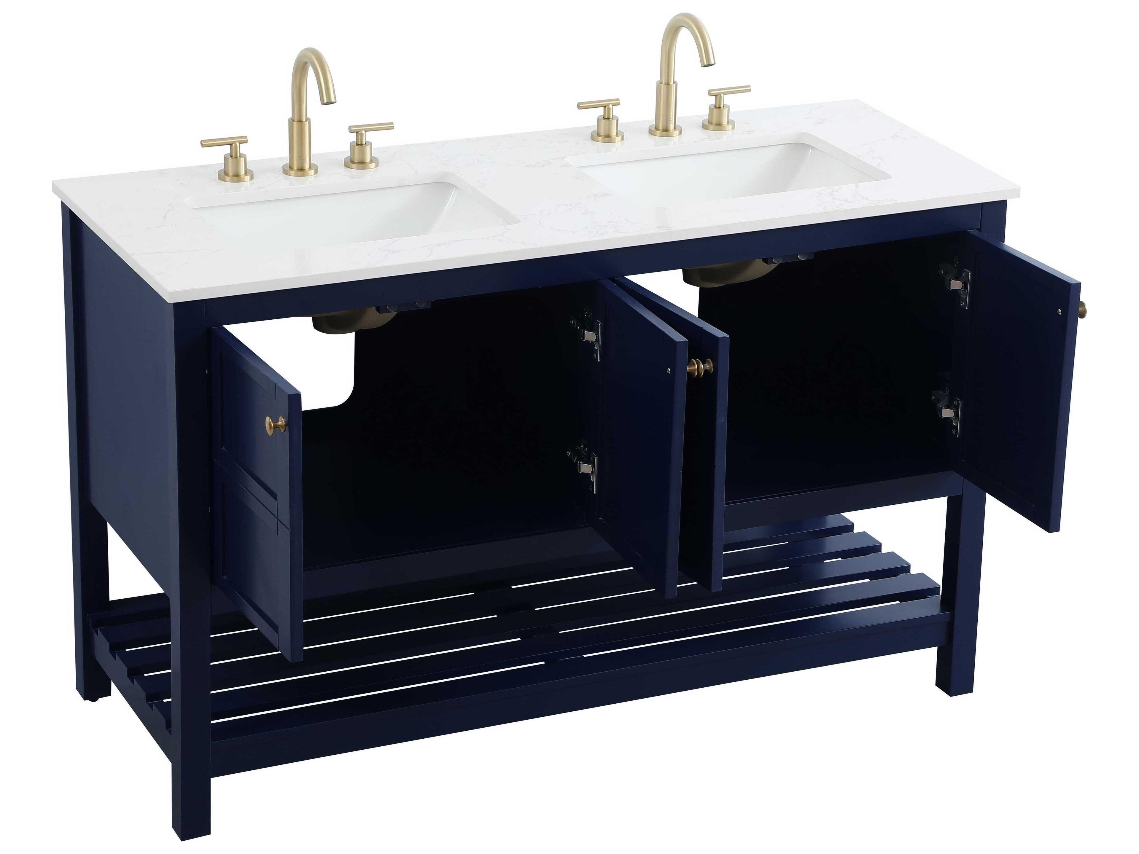 Elegant Lighting Theo Blue Vanity