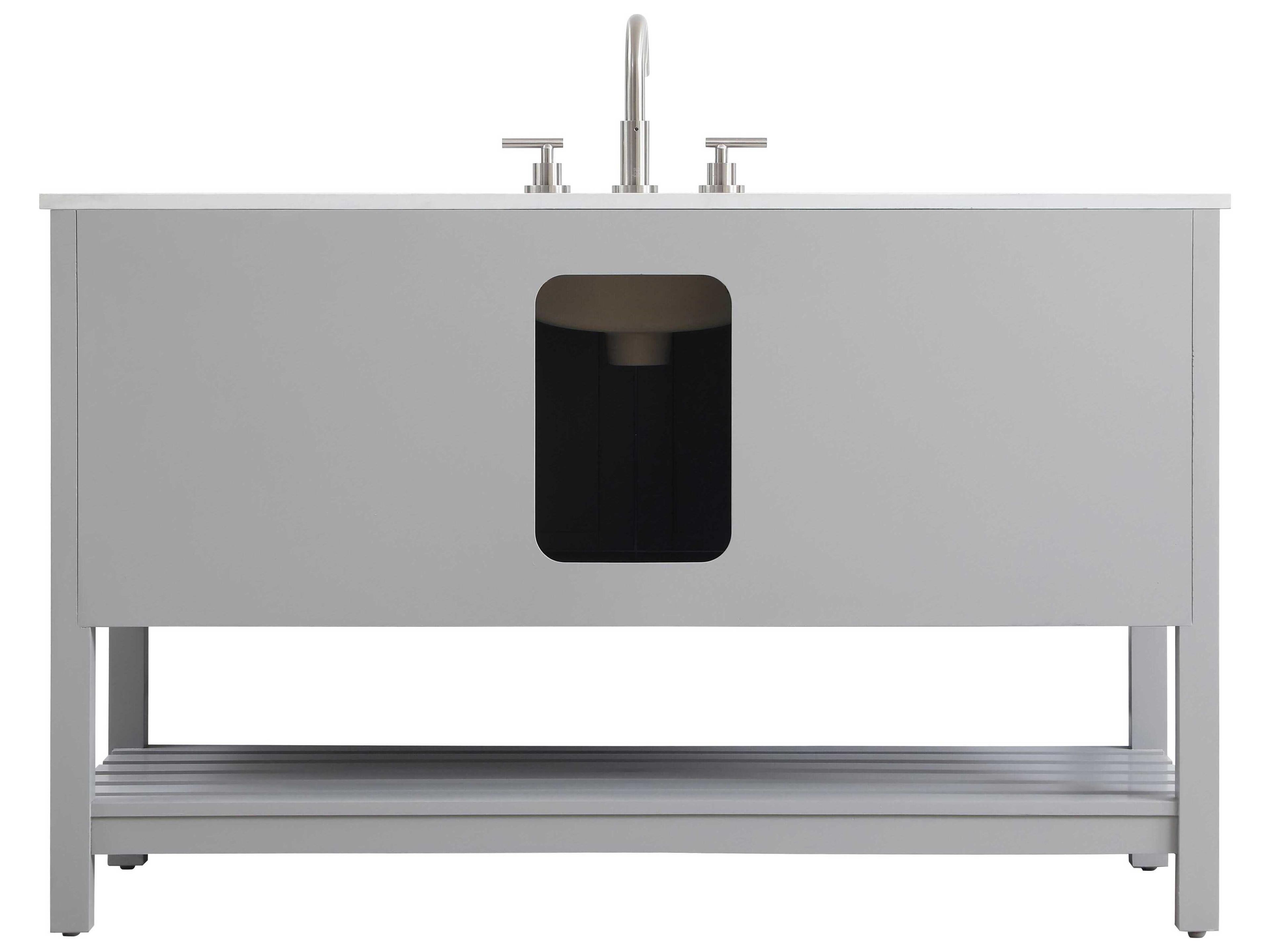 Elegant Lighting Theo Grey Vanity