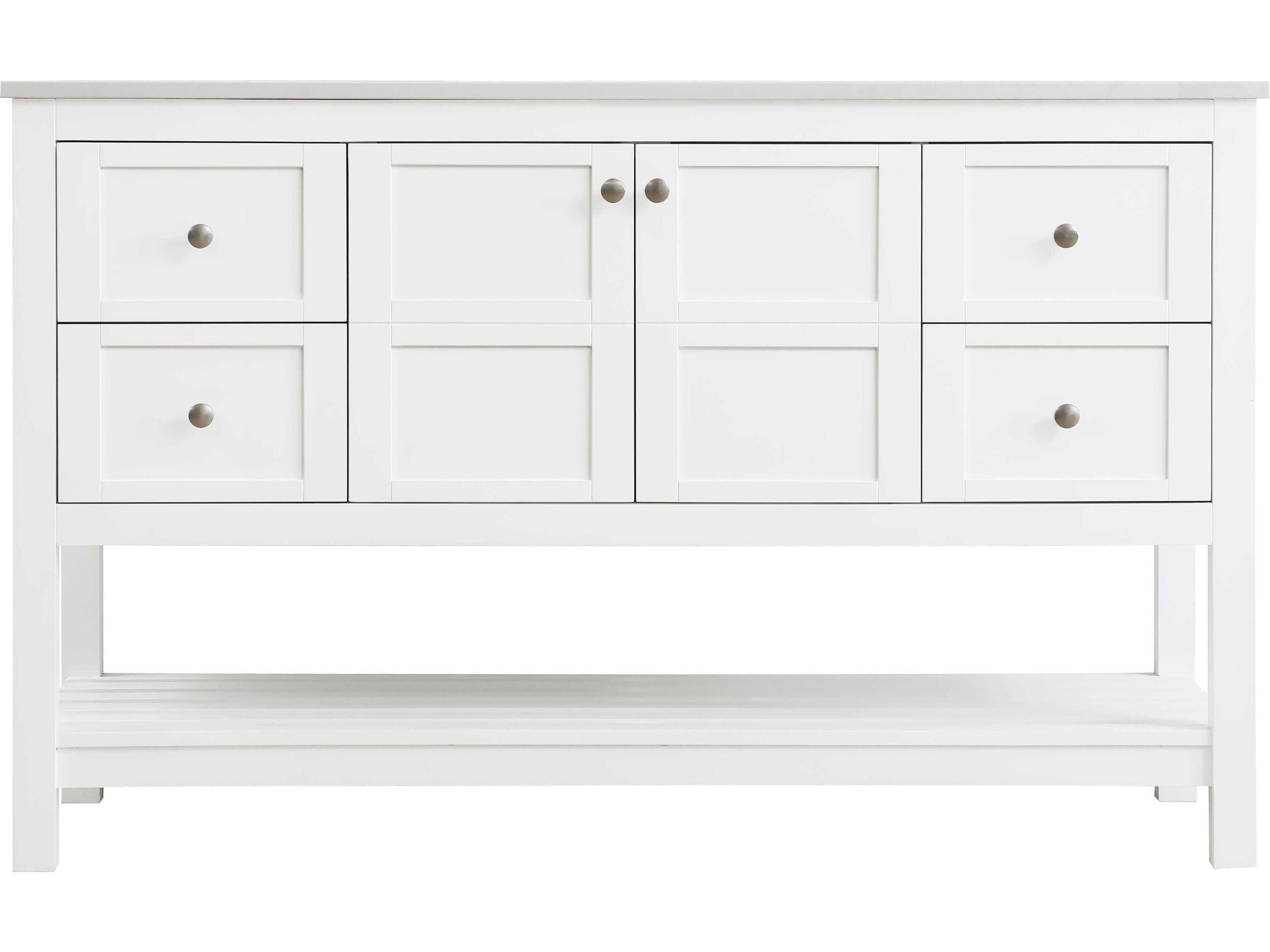 Elegant Lighting Theo White Vanity