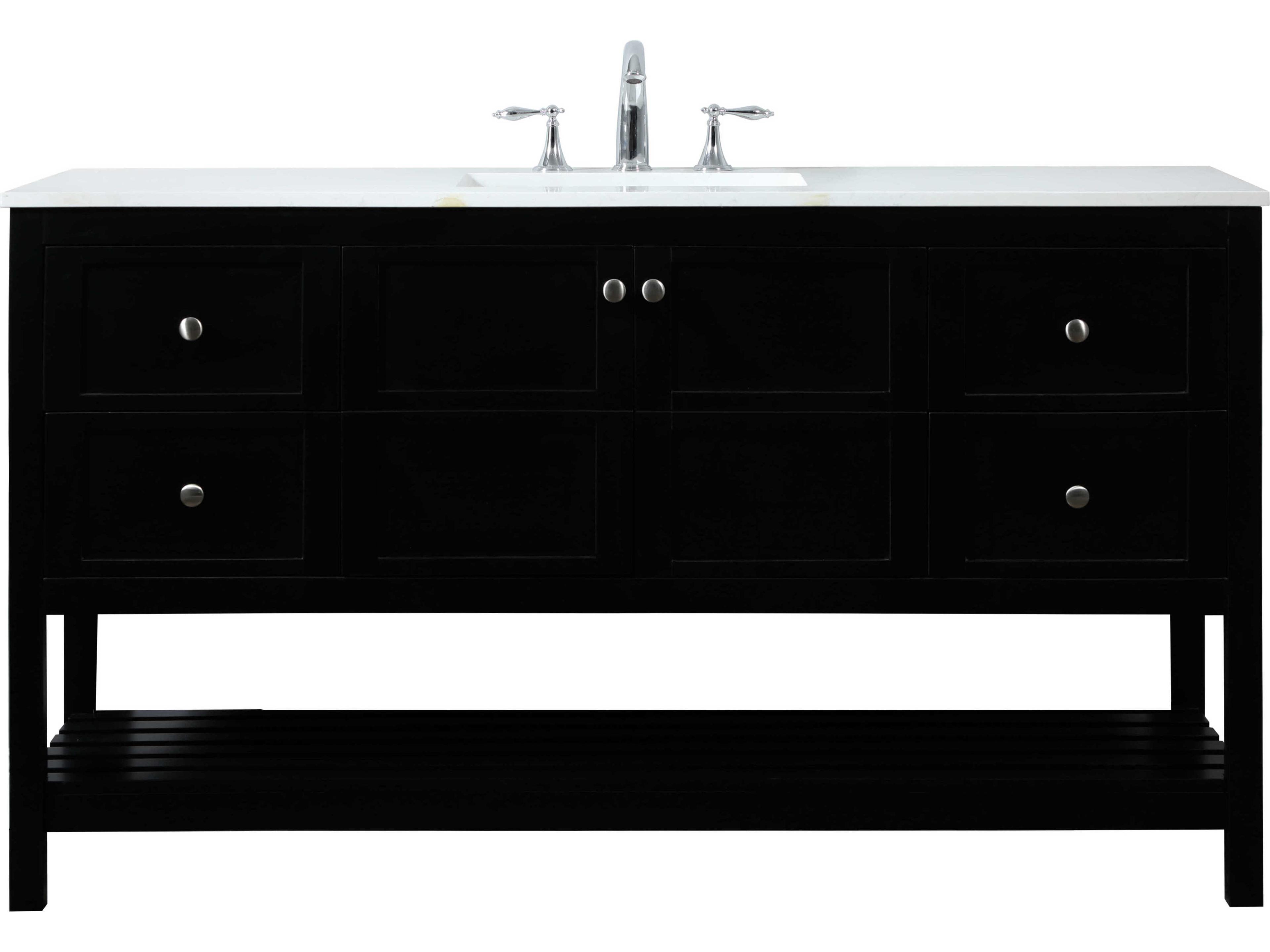 Theo Black 60" Vanity