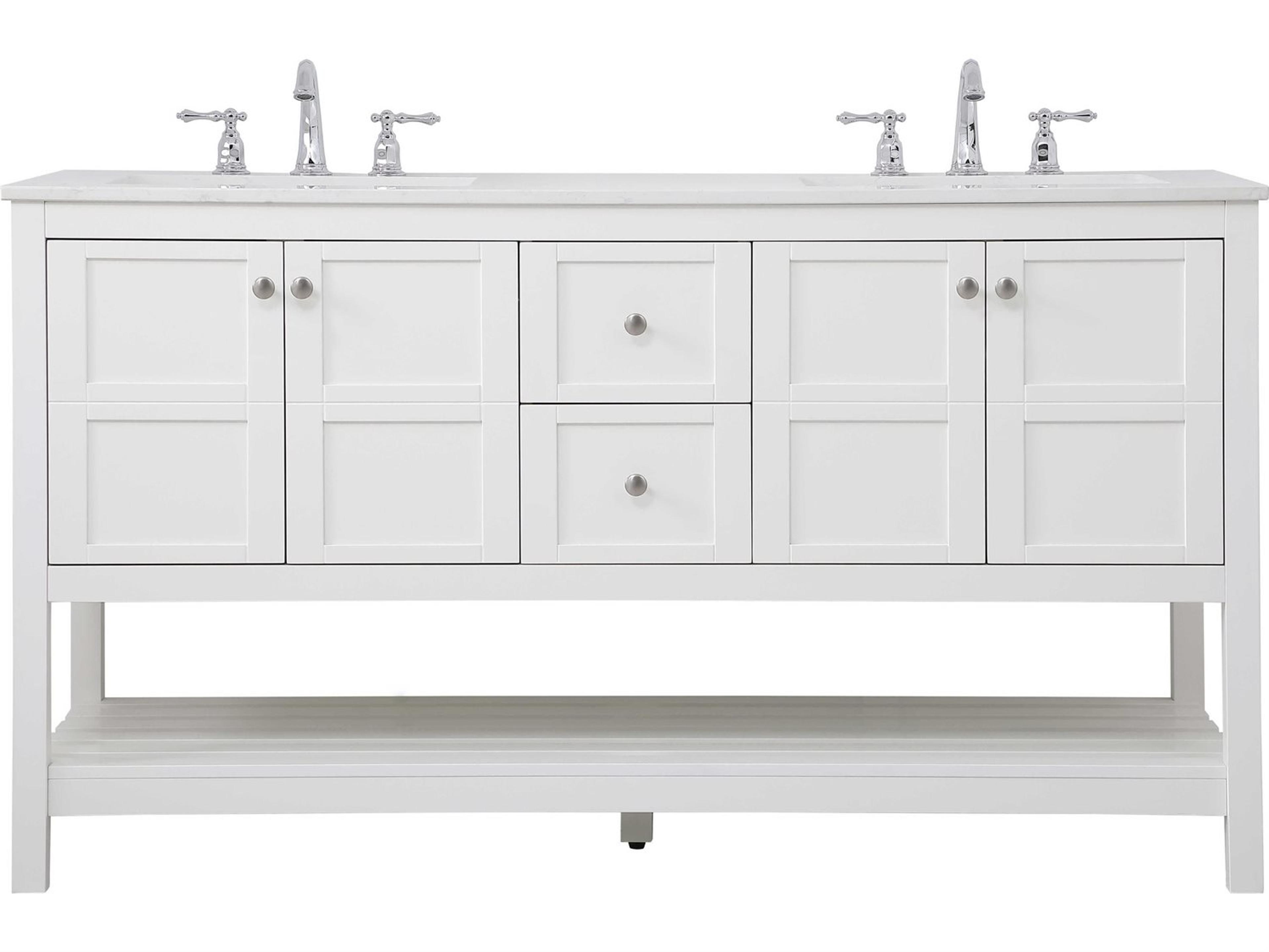 Theo White 60" Vanity
