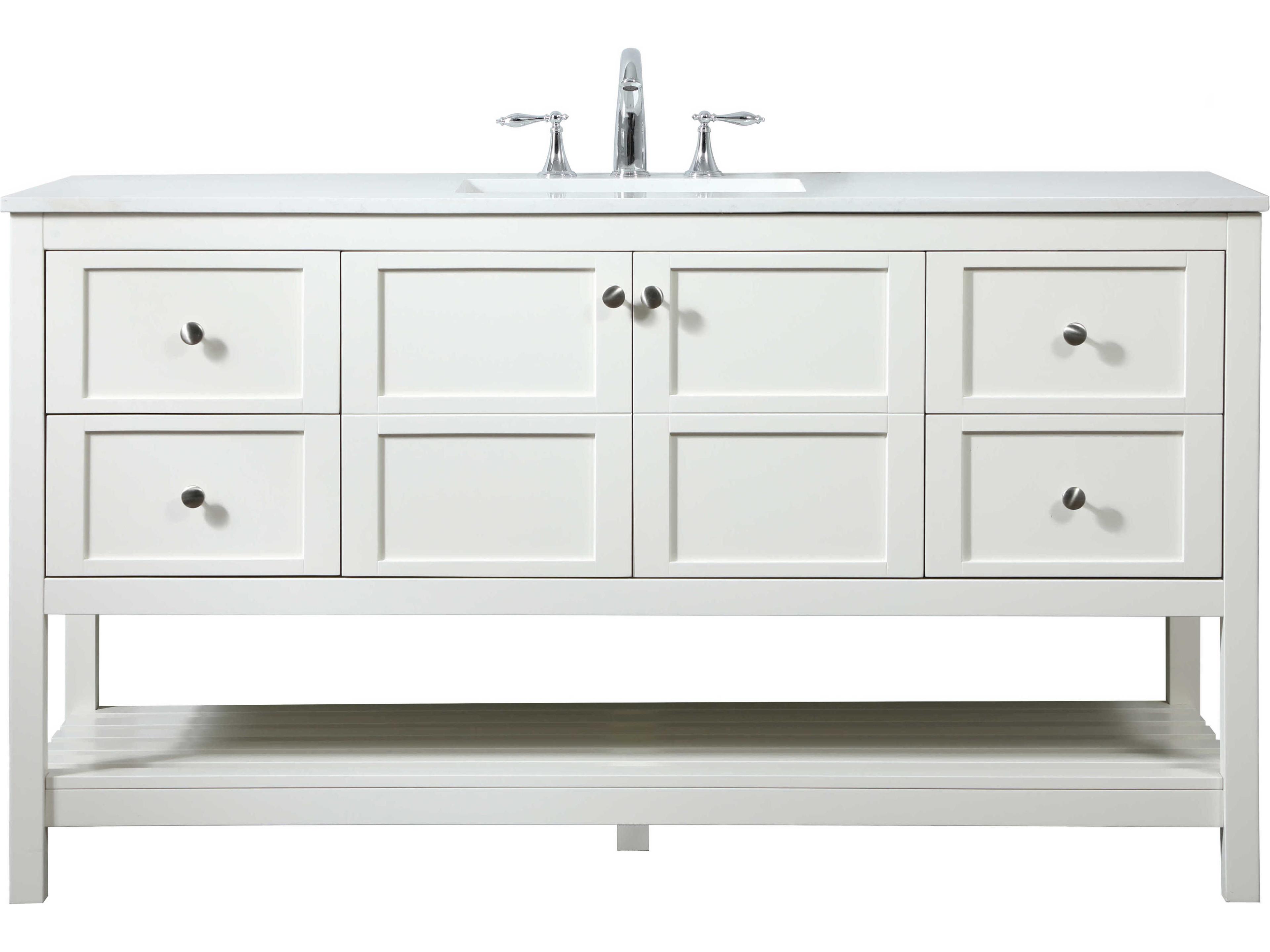 Theo White 60" Vanity
