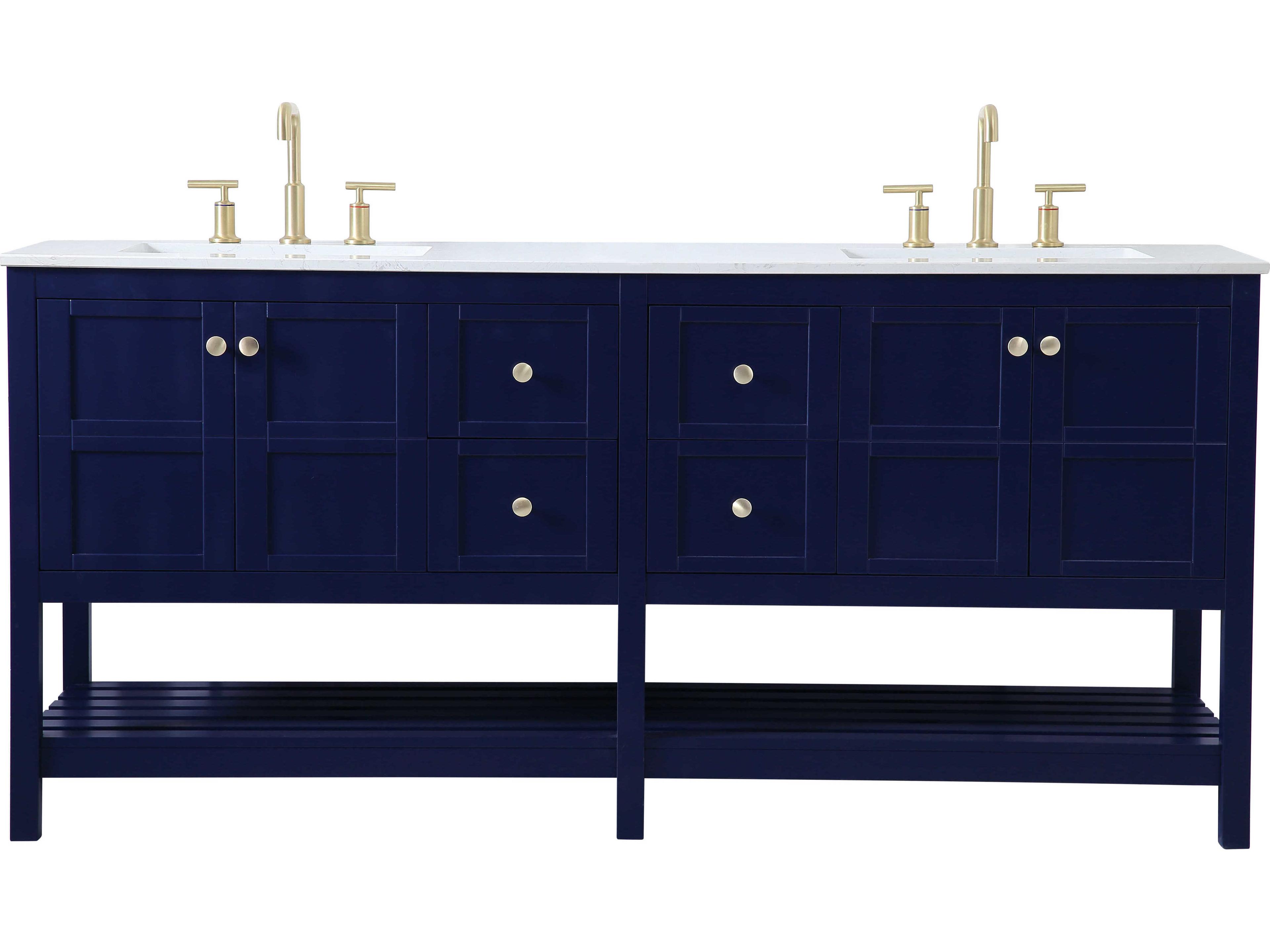 Theo Blue 72" Vanity