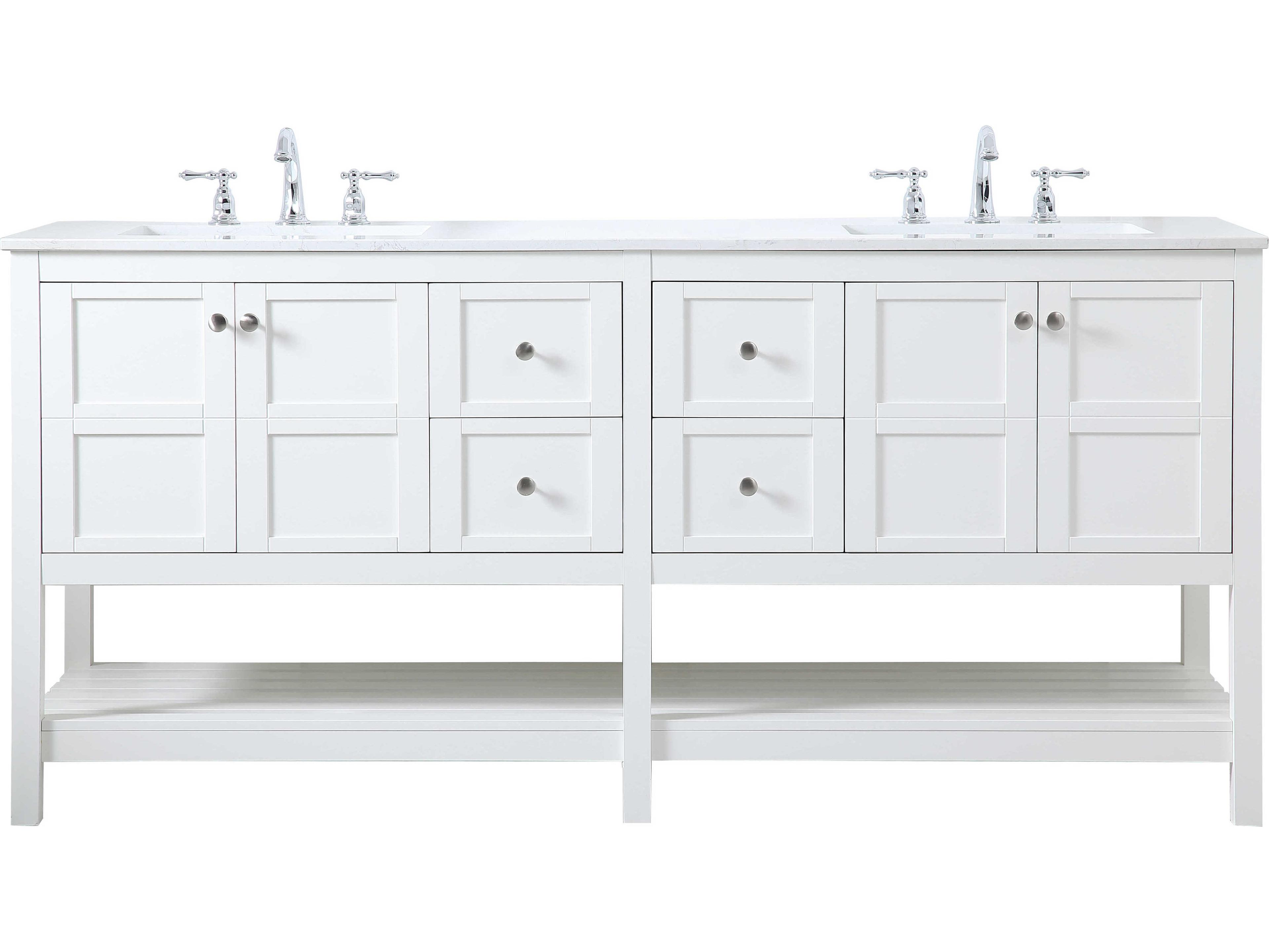 Theo White 72" Vanity