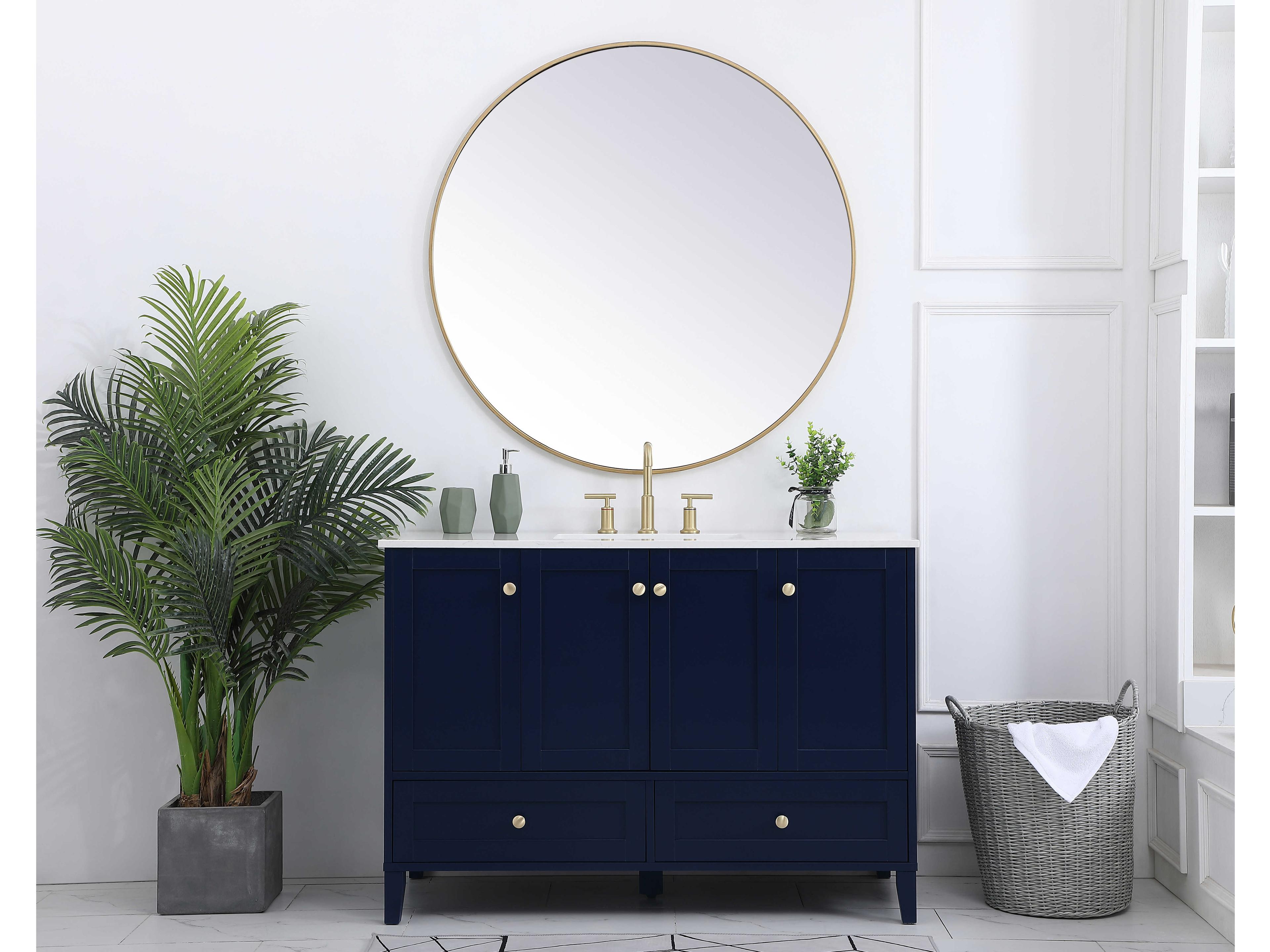 Elegant Lighting Sommerville Blue 48" Vanity
