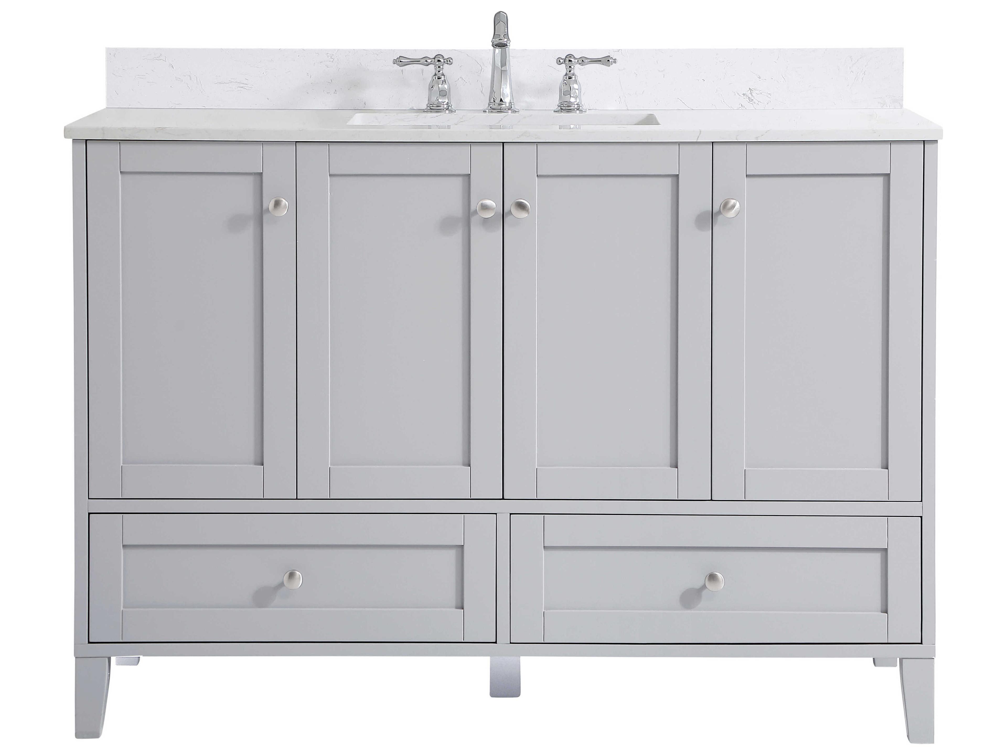 Sommerville Grey 48" Vanity with Backsplash