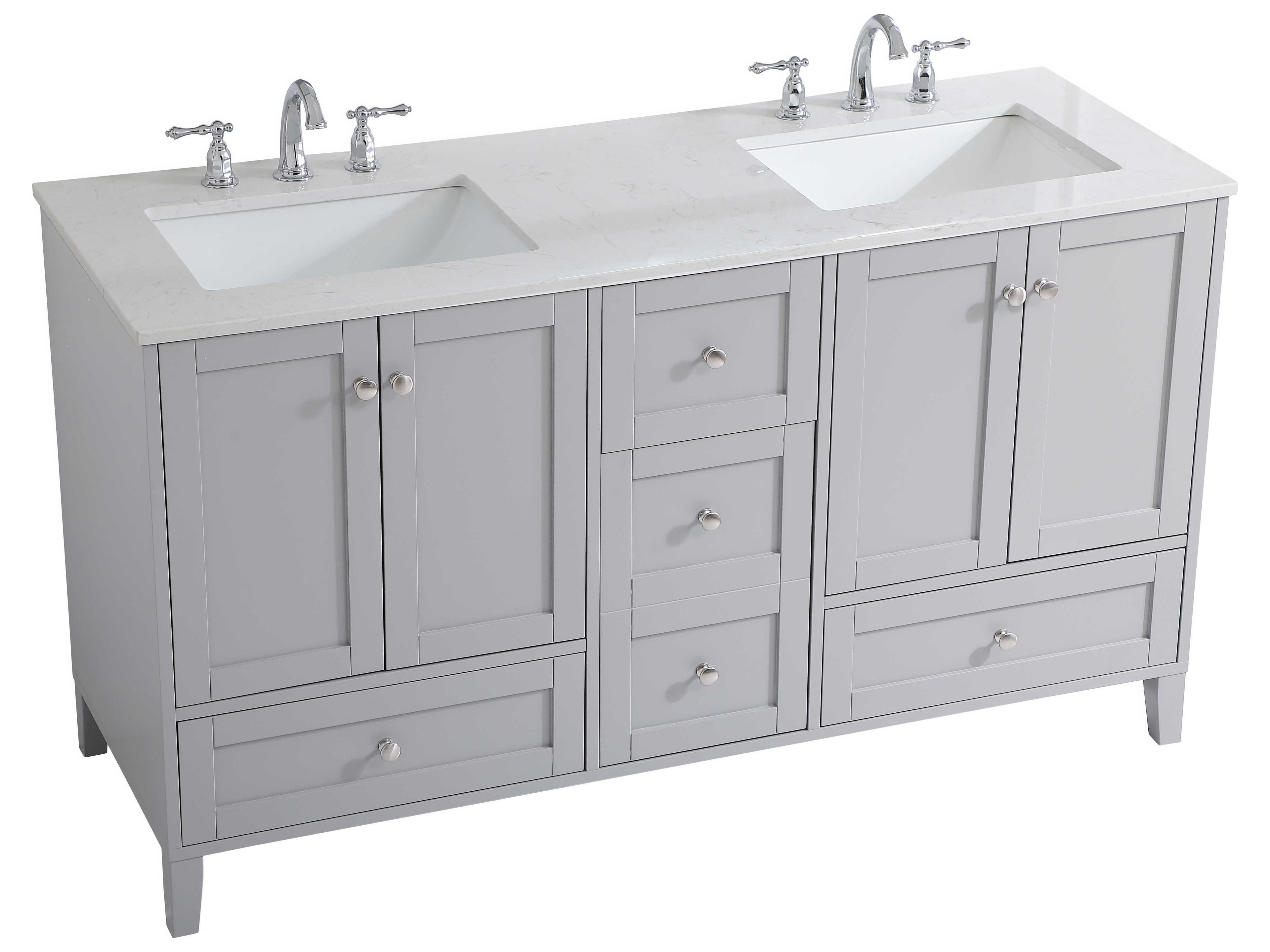 Elegant Lighting Sommerville 60" Vanity