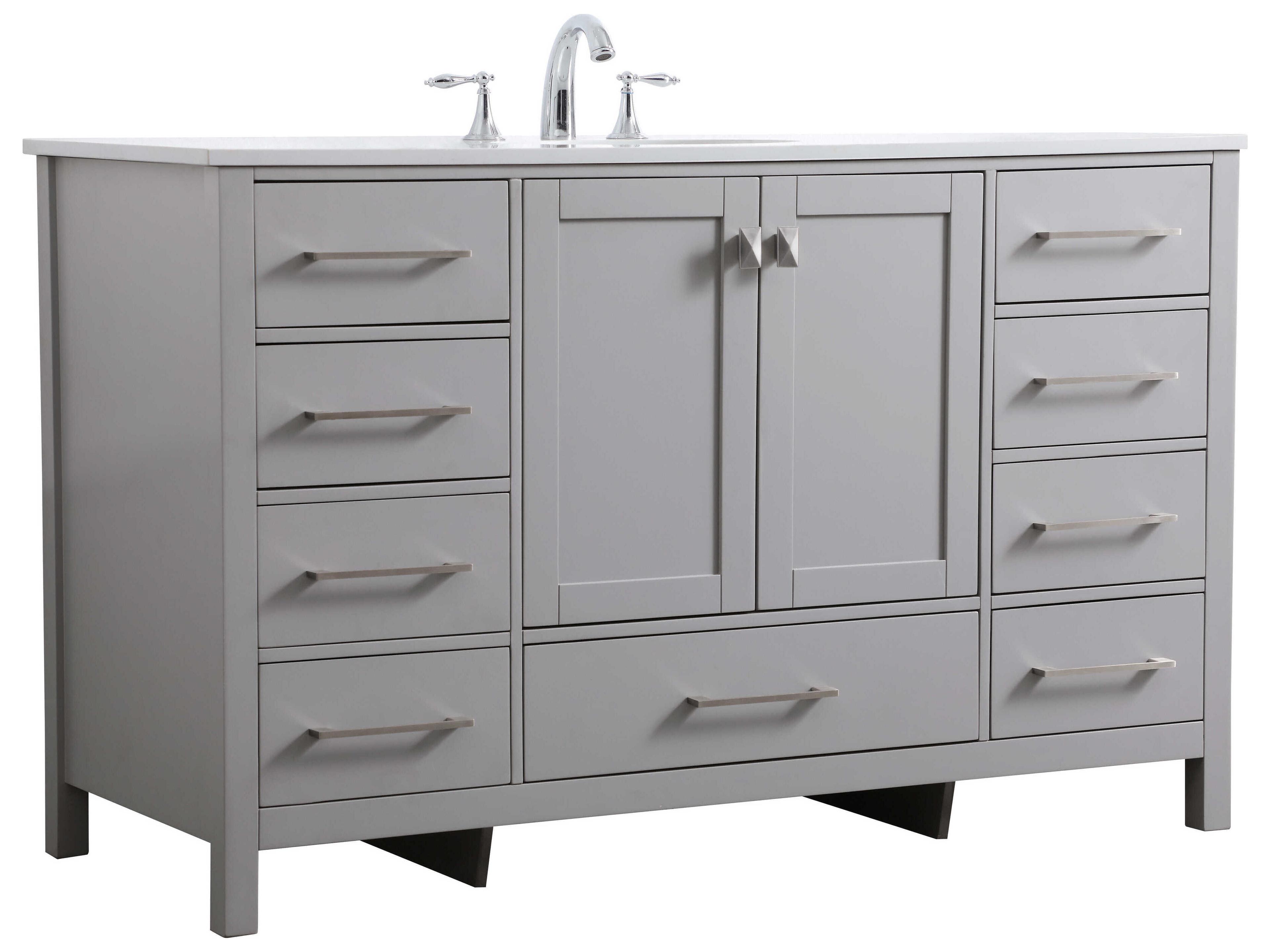 Elegant Lighting Irene Grey Vanity