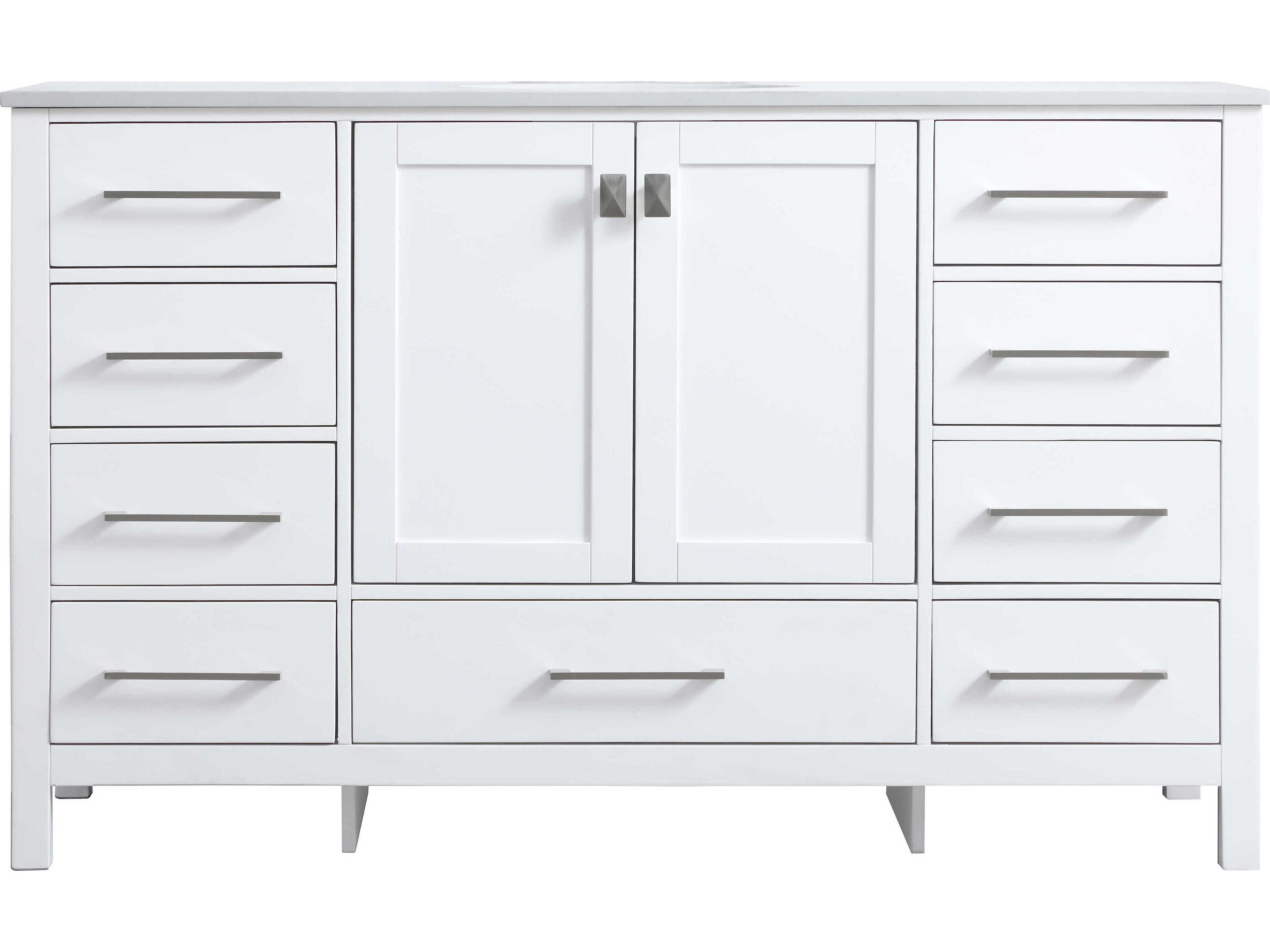 Elegant Lighting Irene White Vanity