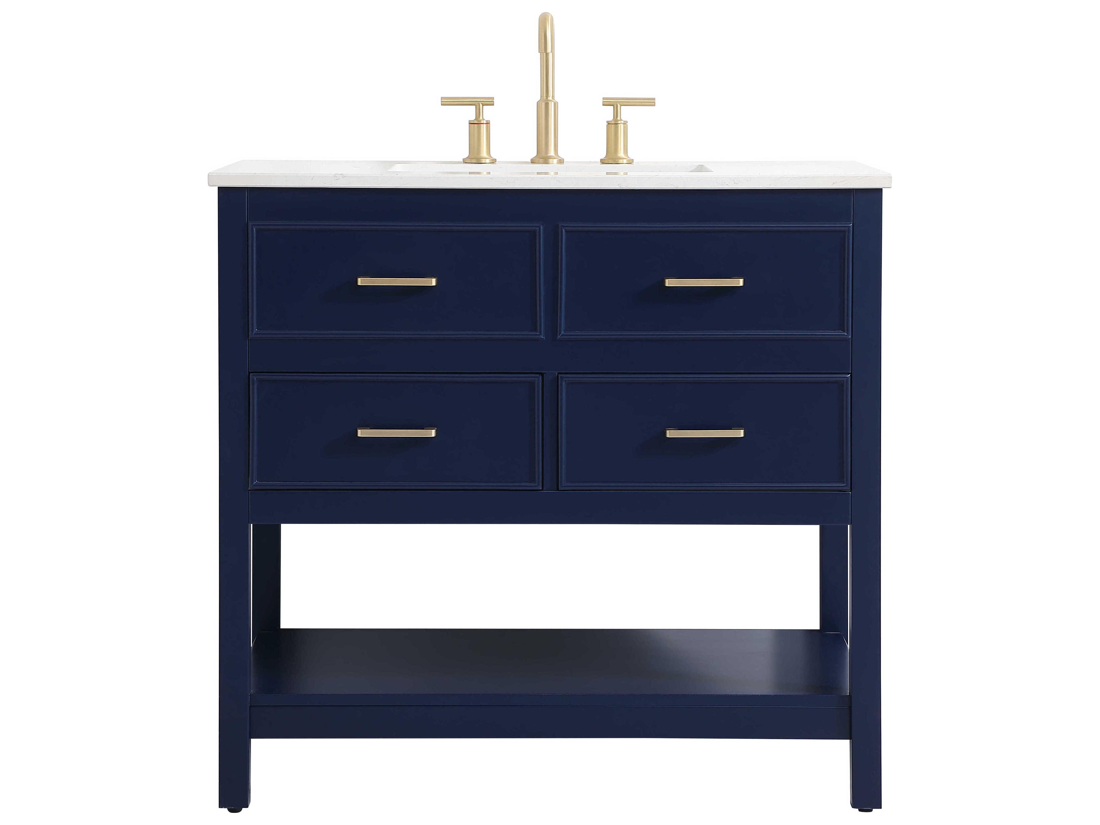 Sinclaire Blue 36" Vanity