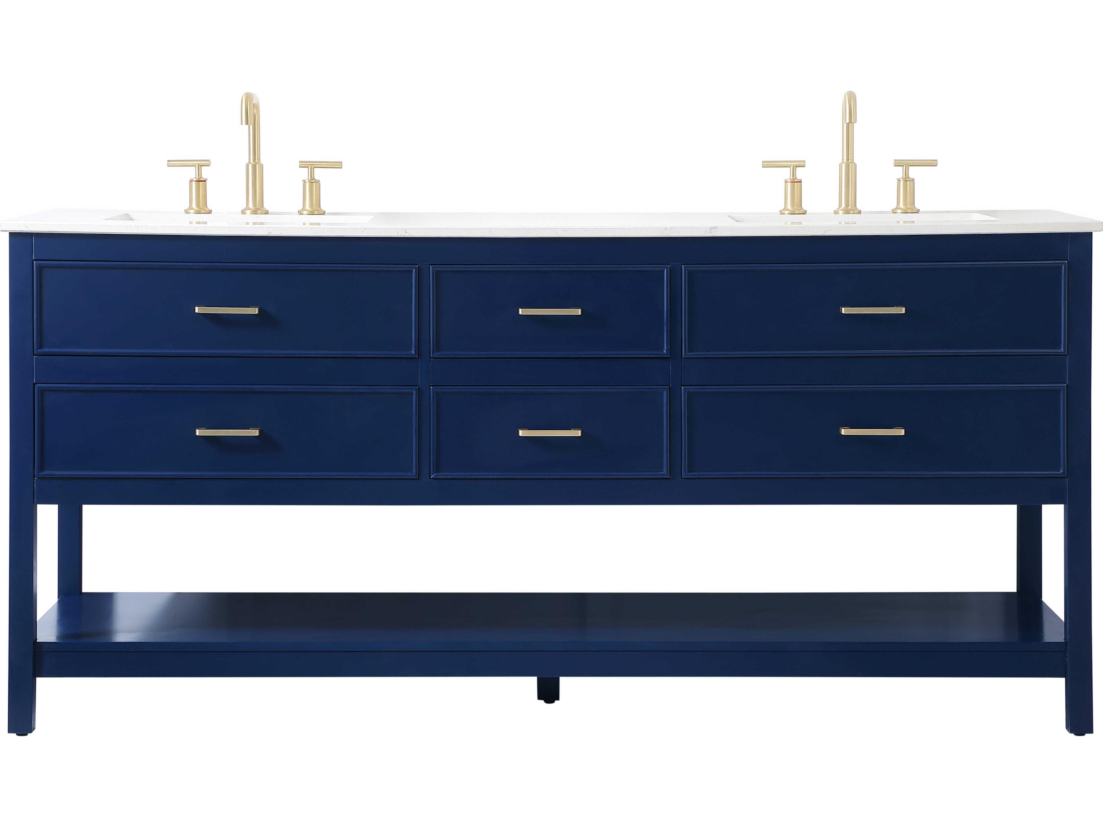 Sinclaire Blue 72" Vanity