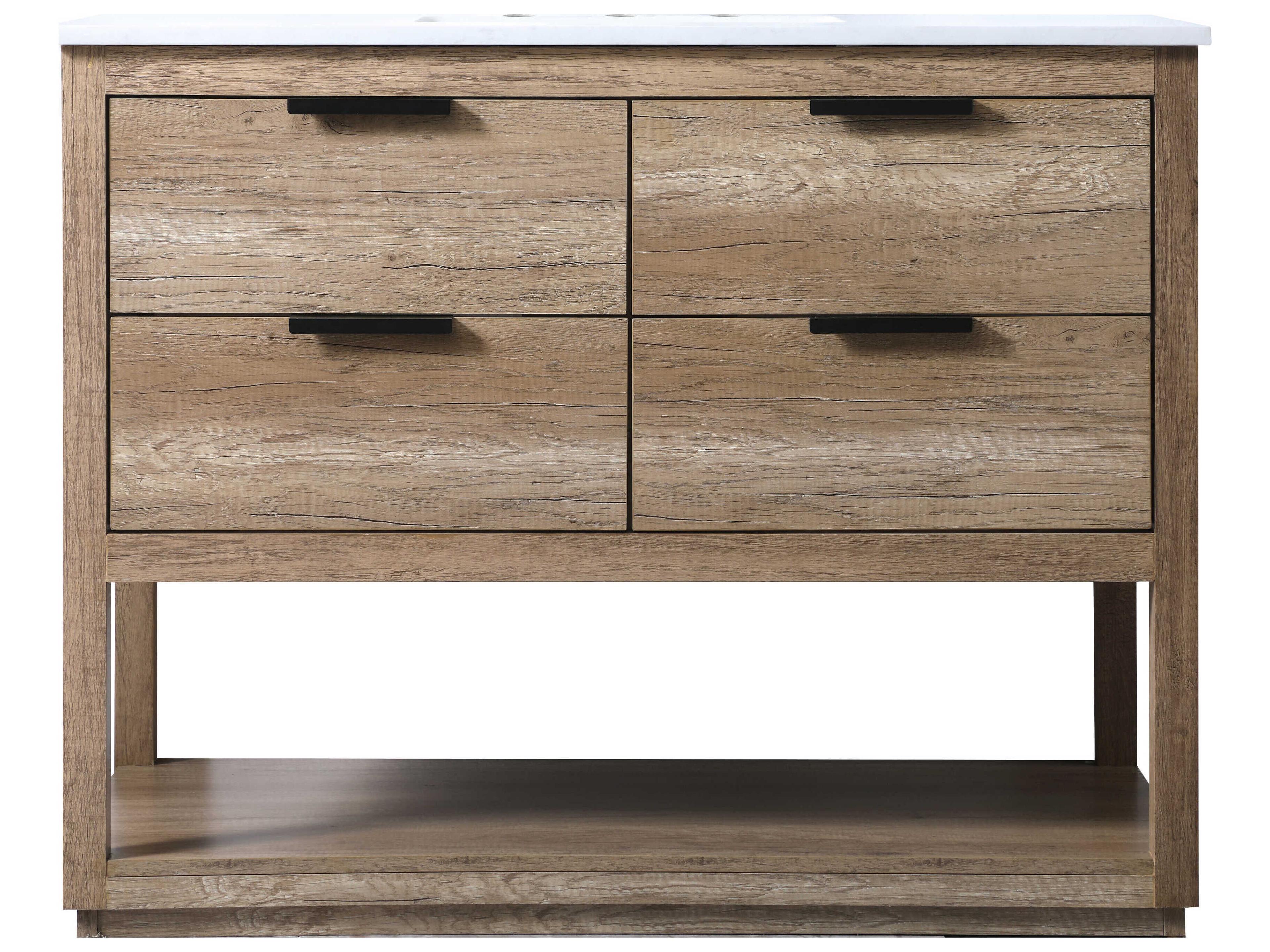 Elegant Lighting Larkin Natural Oak Vanity