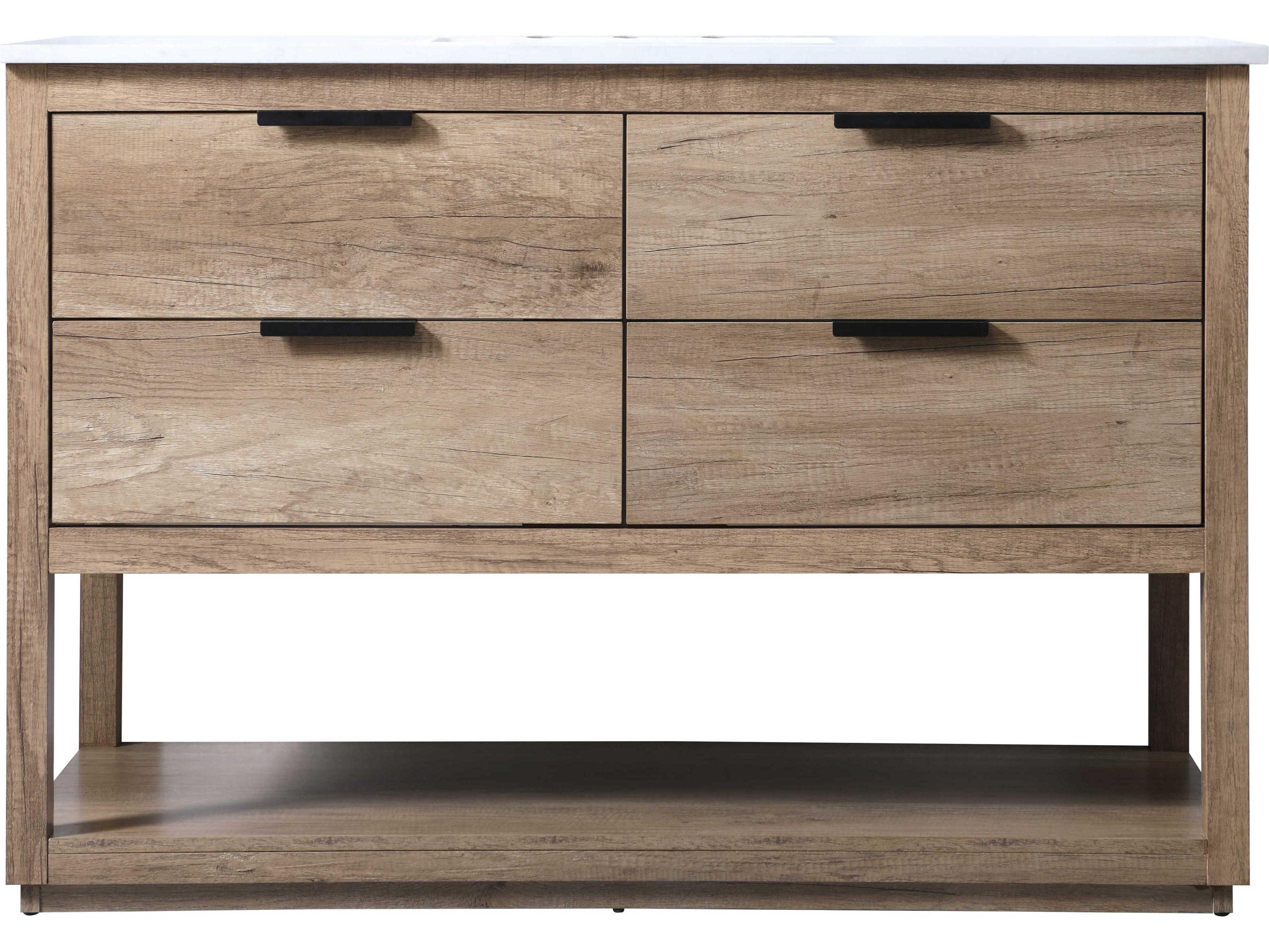 Elegant Lighting Larkin Natural Oak Vanity