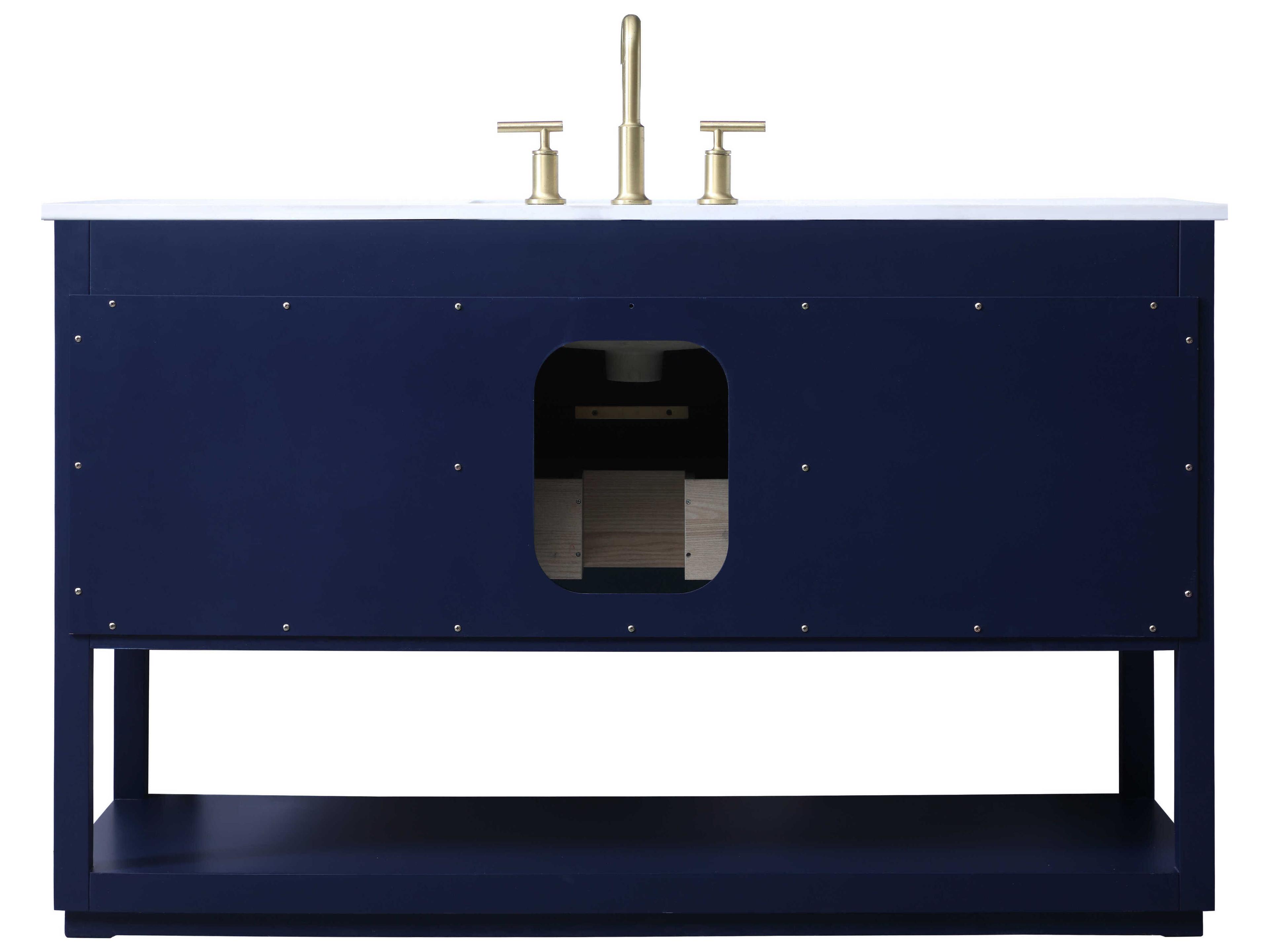 Elegant Lighting Larkin Blue Vanity
