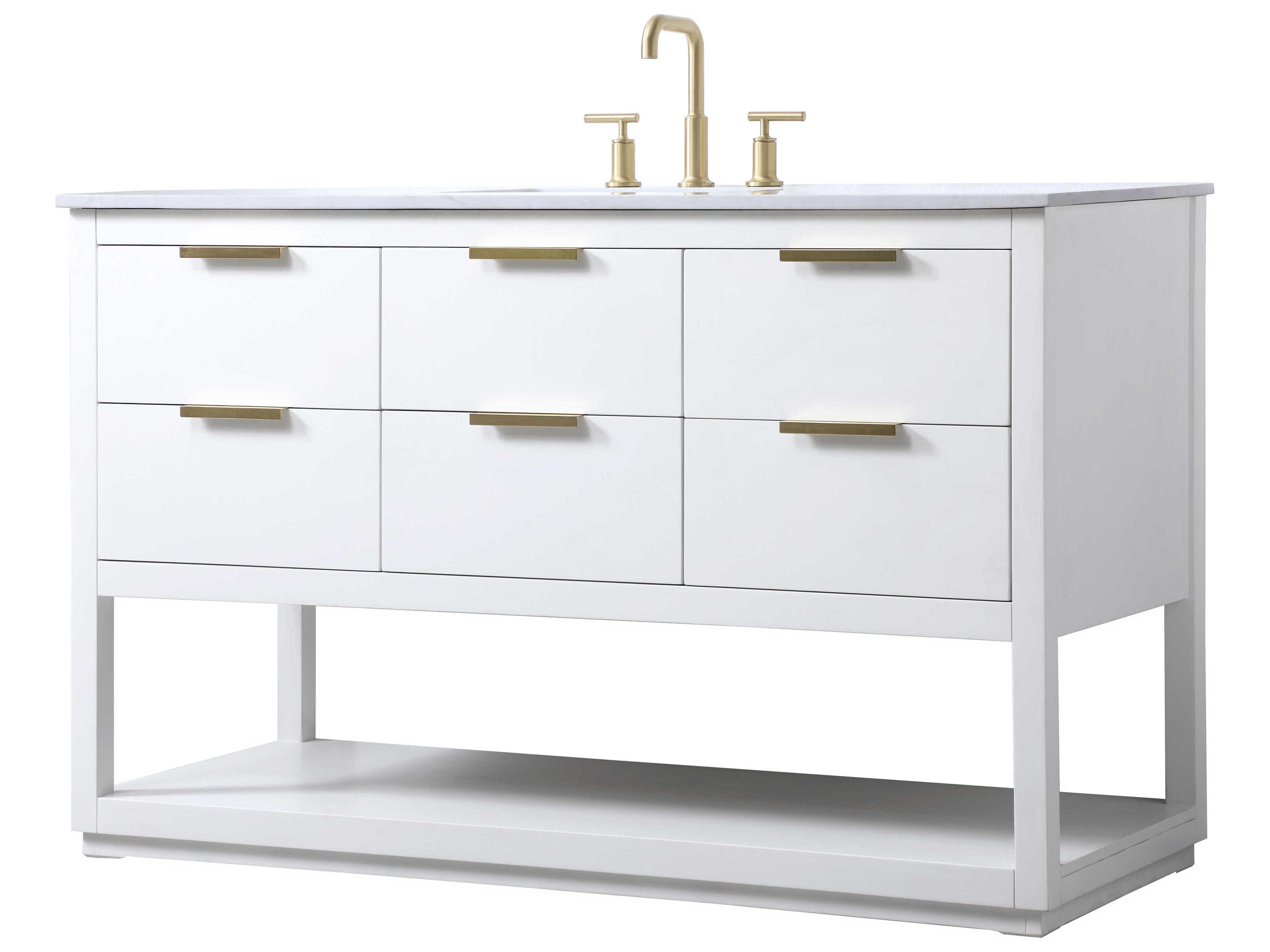 Elegant Lighting Larkin White Vanity