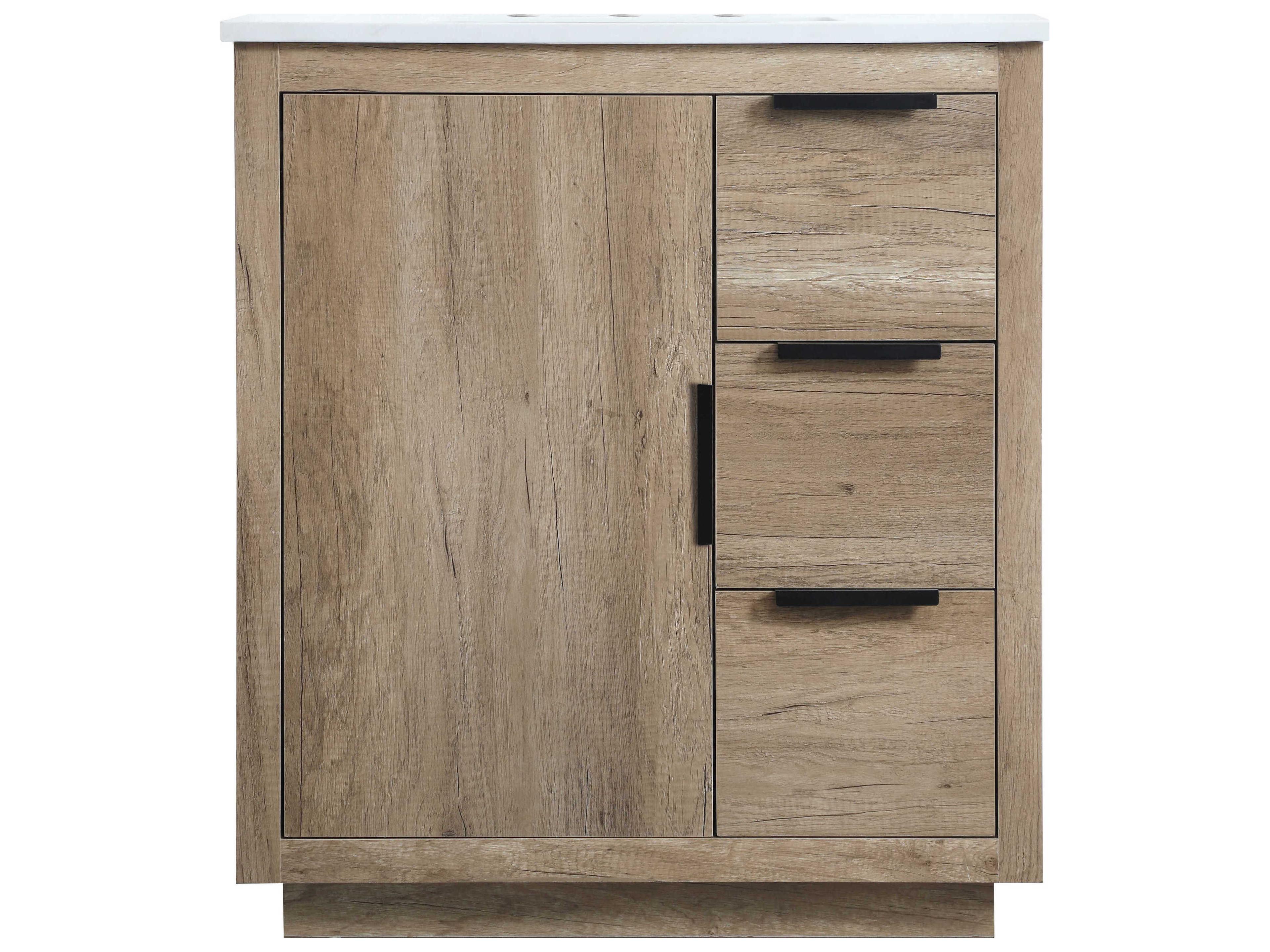 Elegant Lighting Blake Natural Oak Vanity