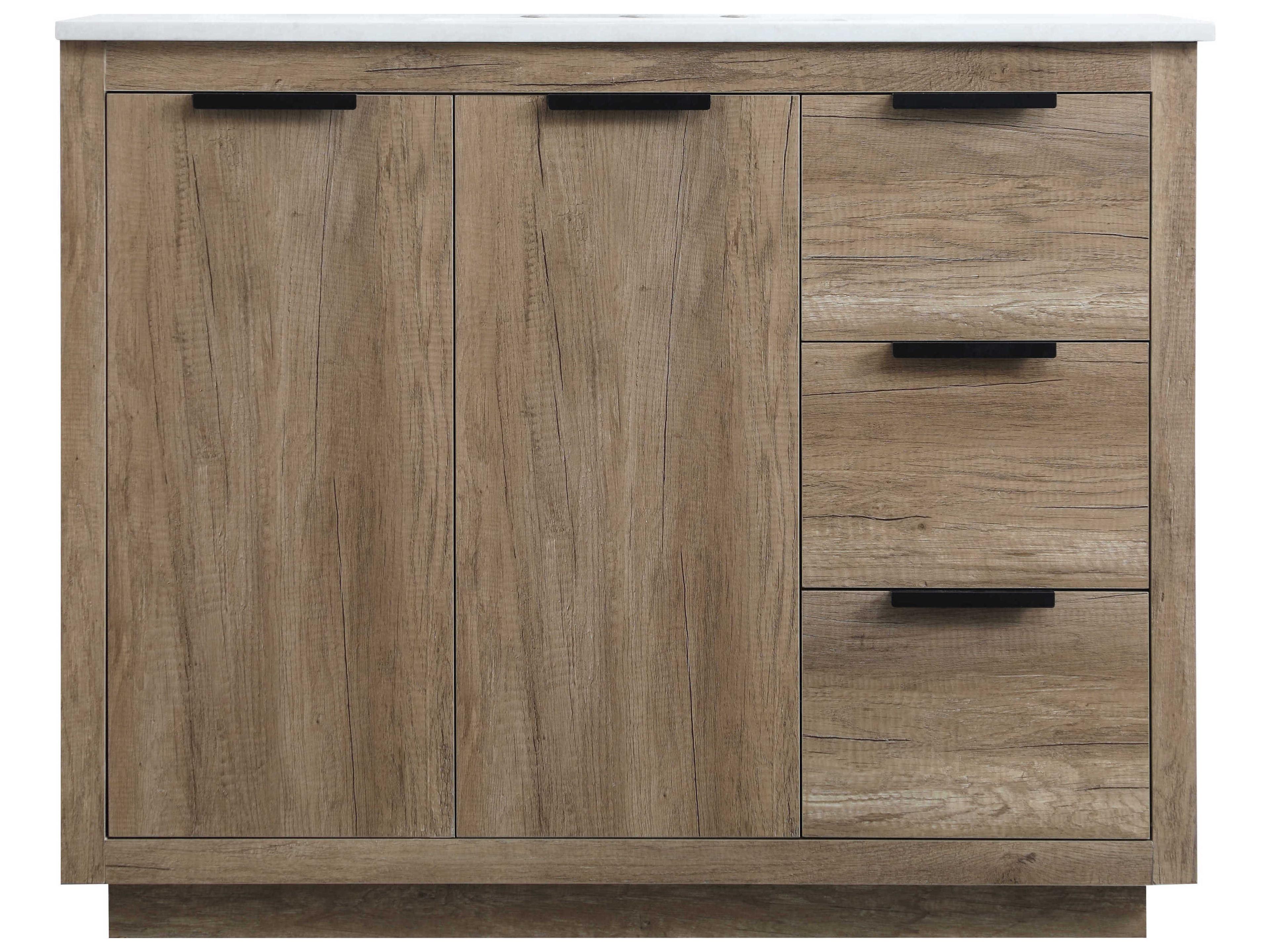 Elegant Lighting Blake Natural Oak Vanity