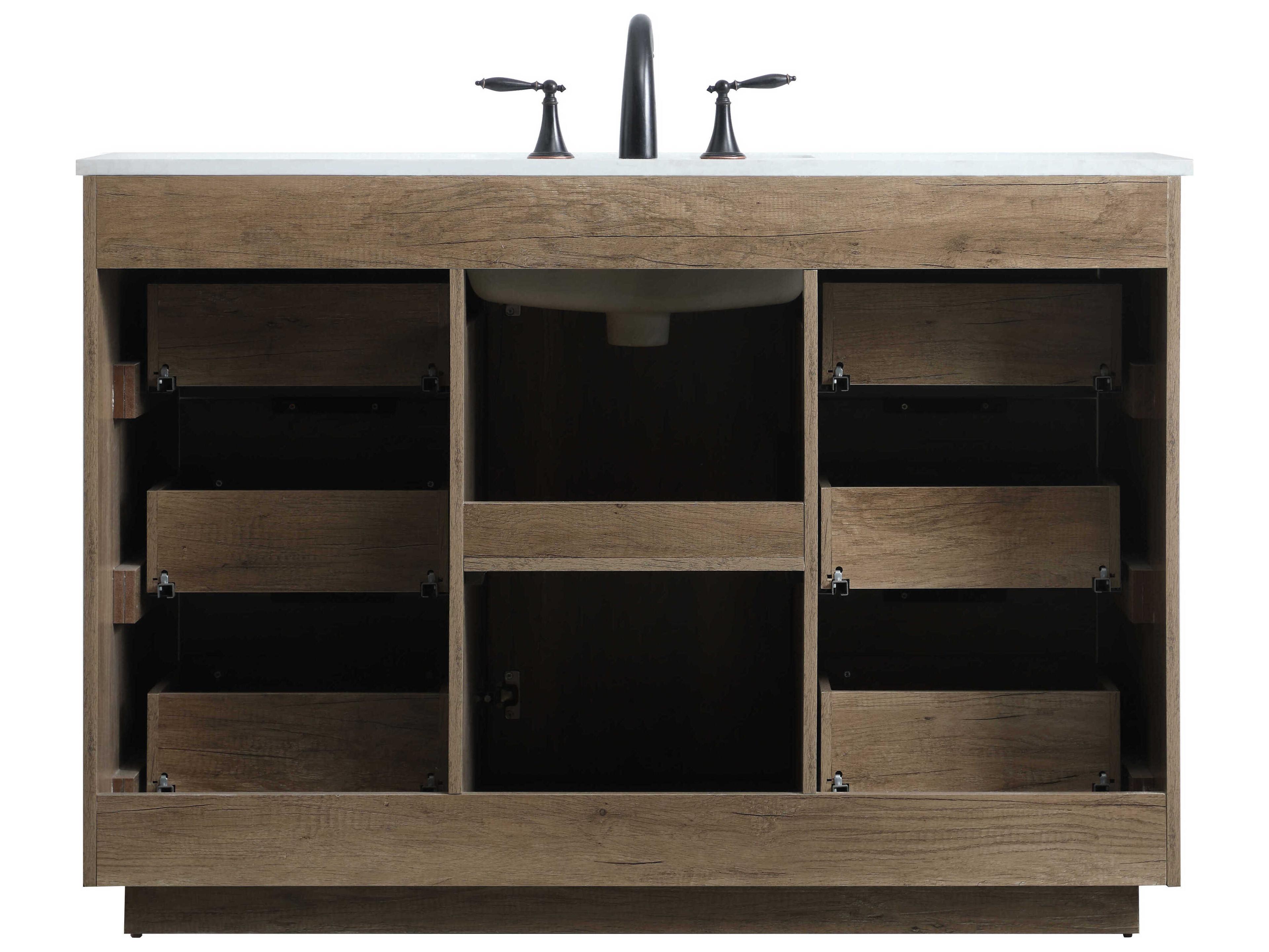 Elegant Lighting Blake Natural Oak Vanity