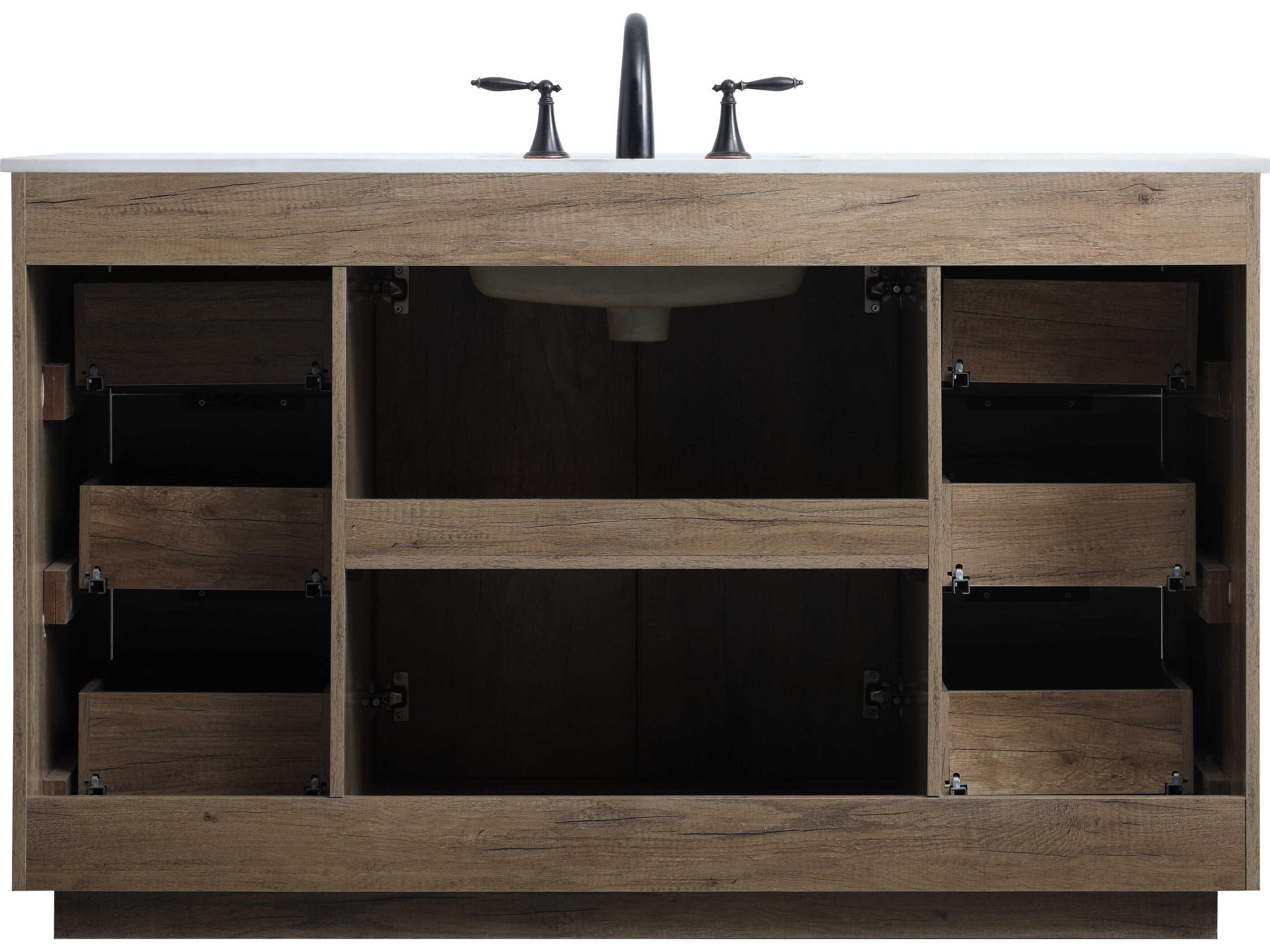 Elegant Lighting Blake Natural Oak Vanity