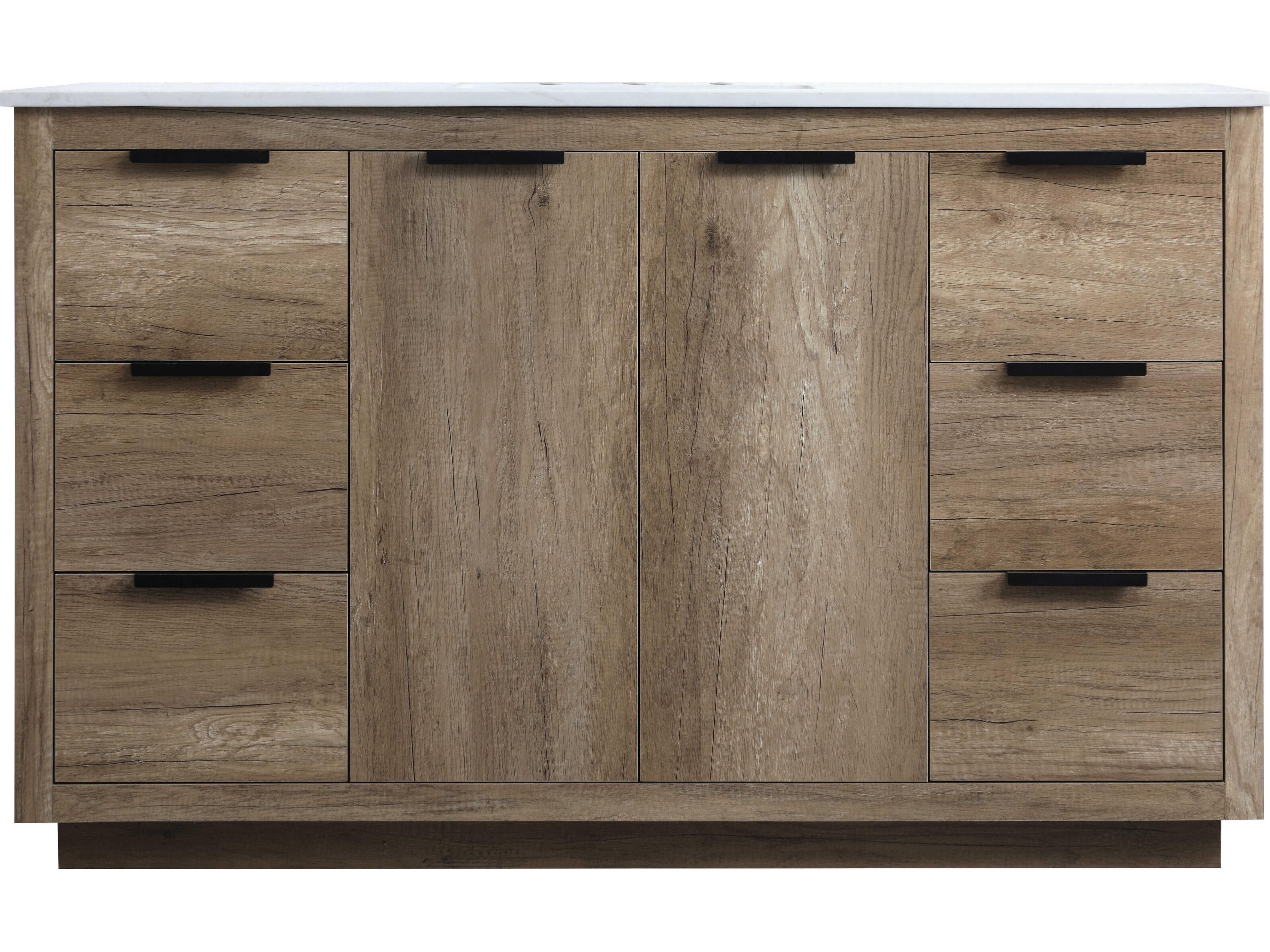 Elegant Lighting Blake Natural Oak Vanity