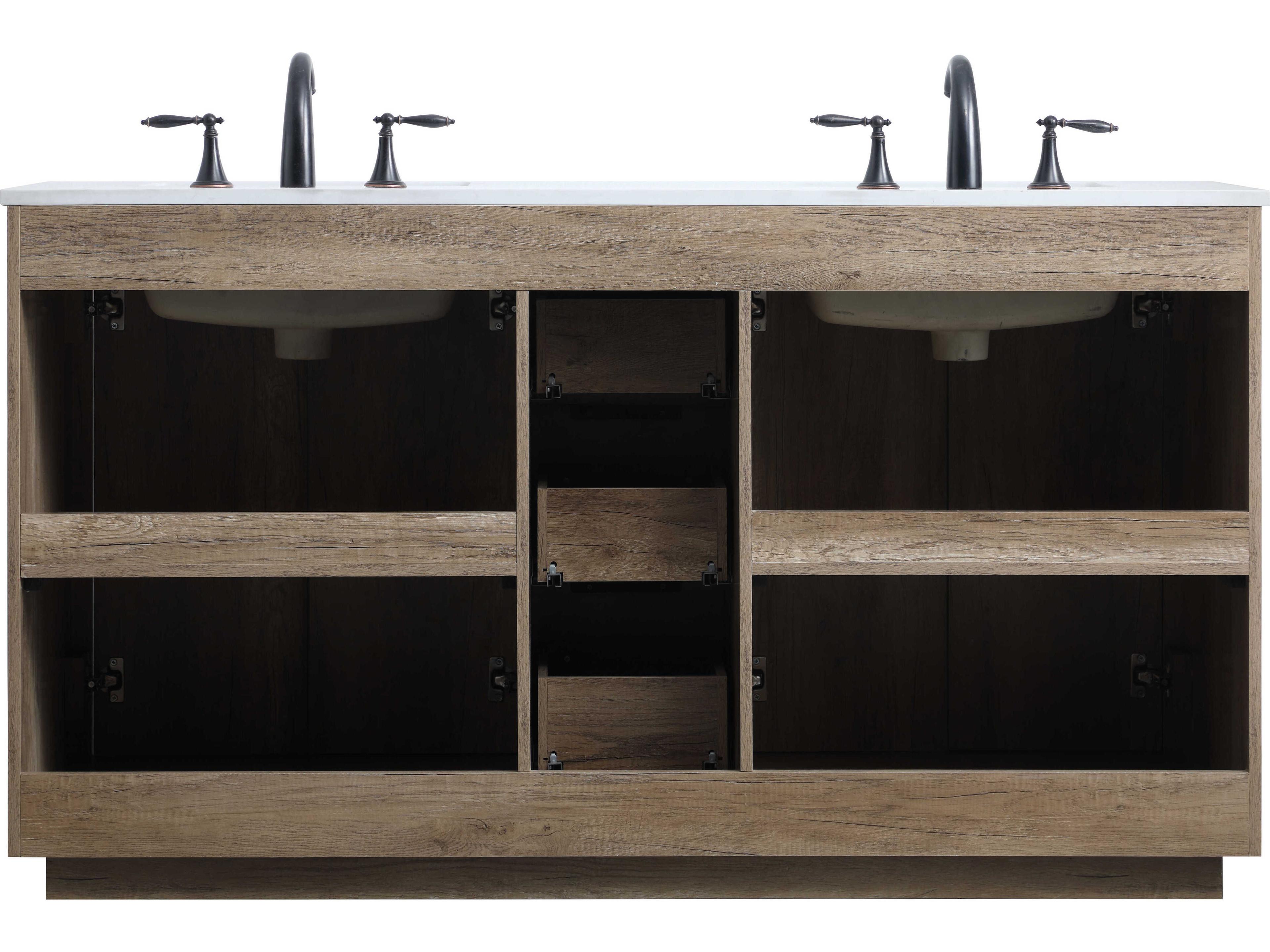 Elegant Lighting Blake Natural Oak Vanity