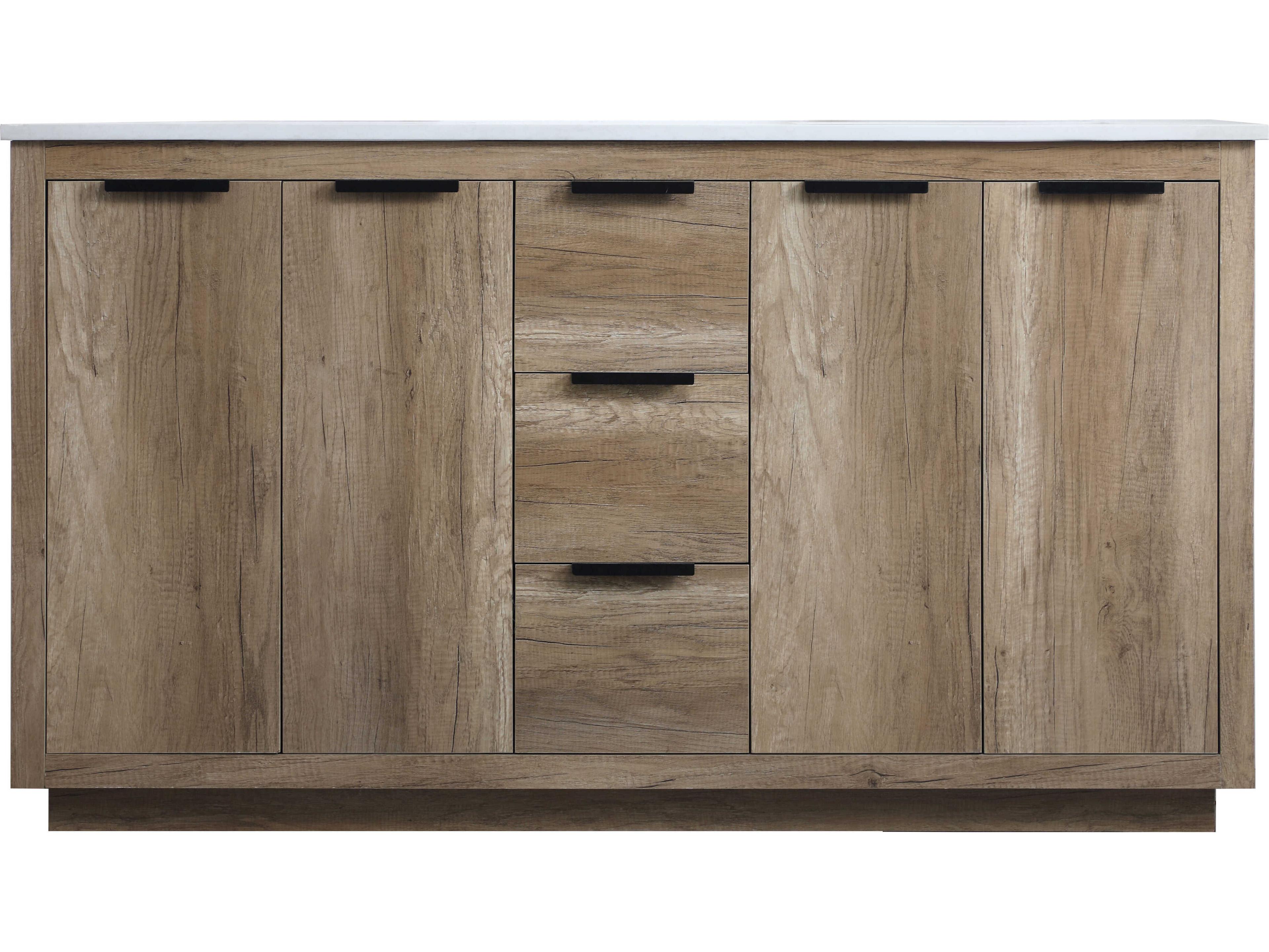 Elegant Lighting Blake Natural Oak Vanity