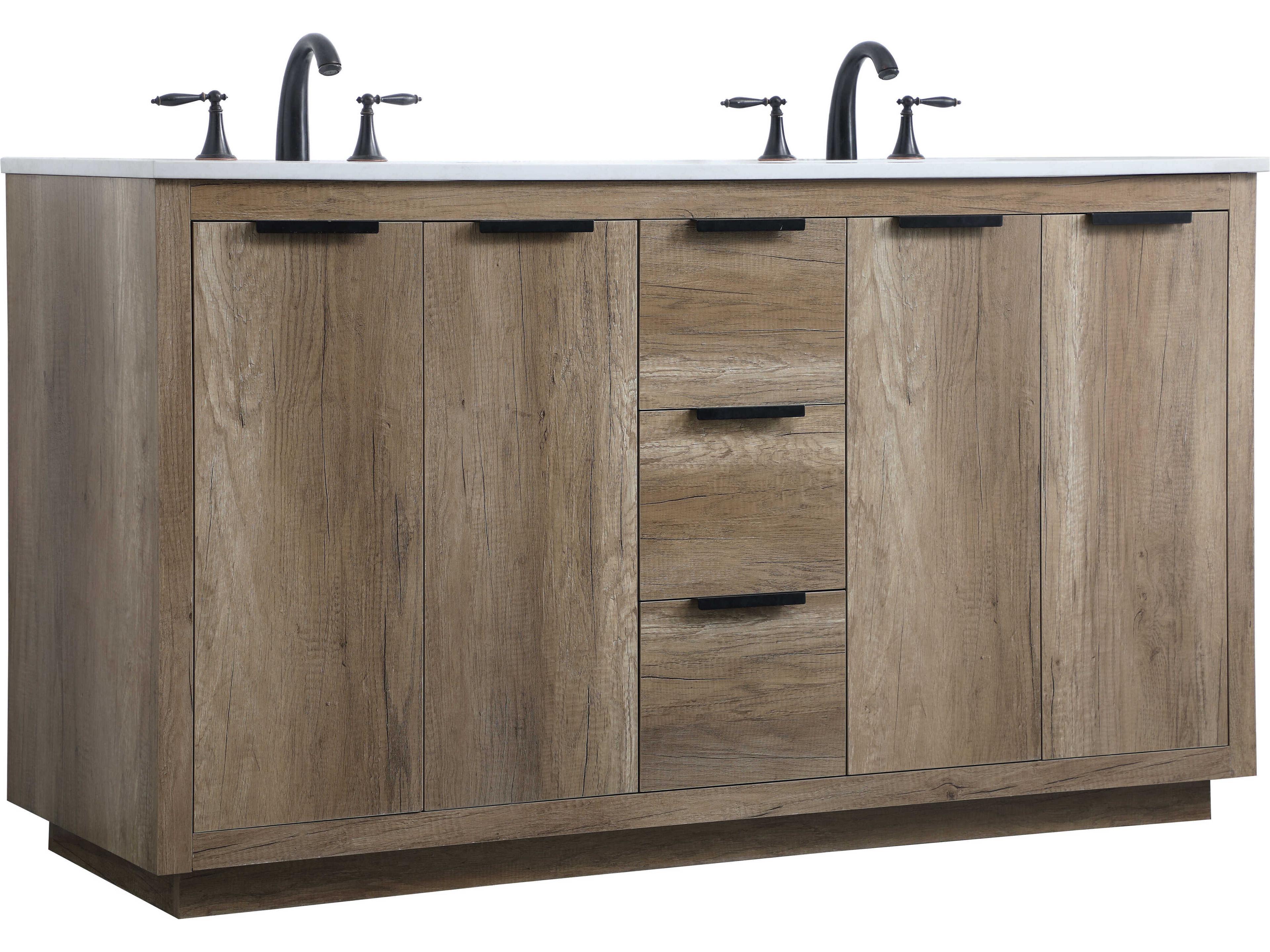 Elegant Lighting Blake Natural Oak Vanity