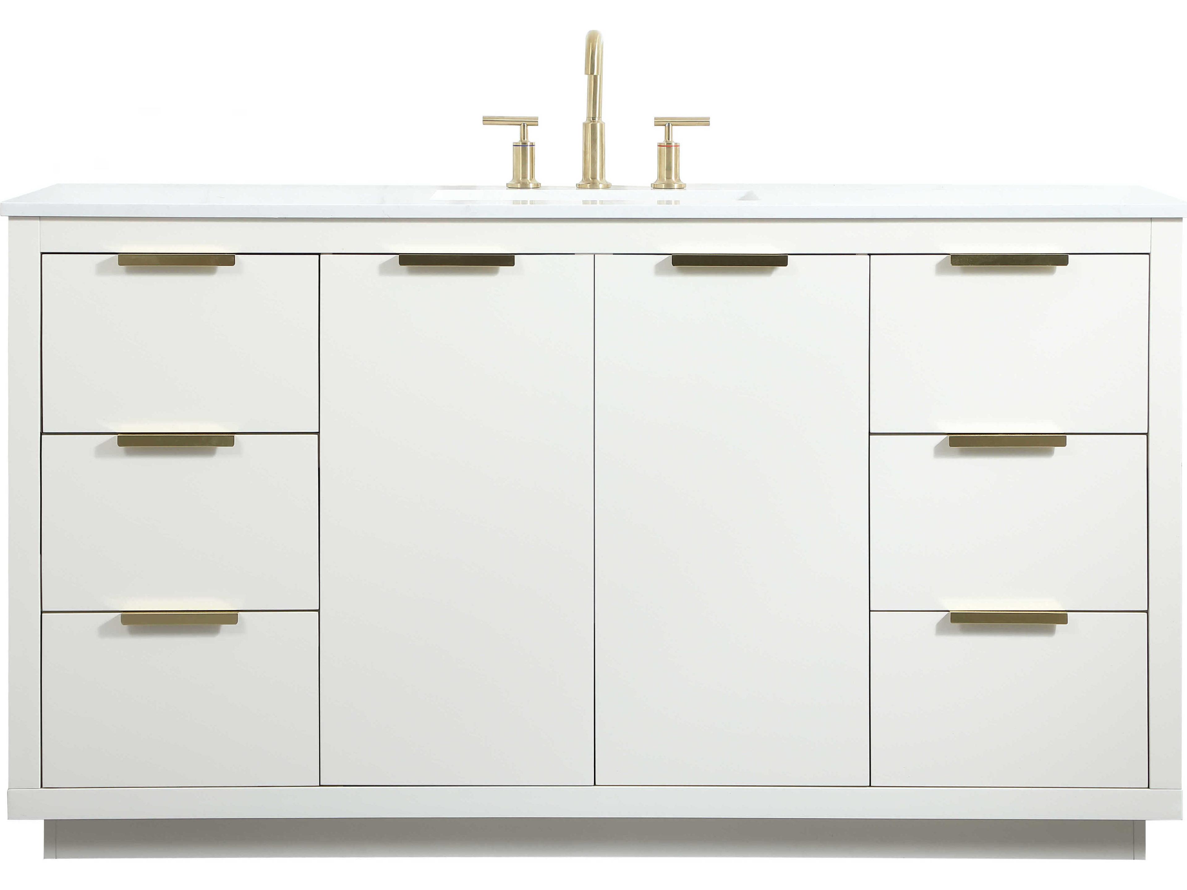 Blake Vanity Sink Set in White