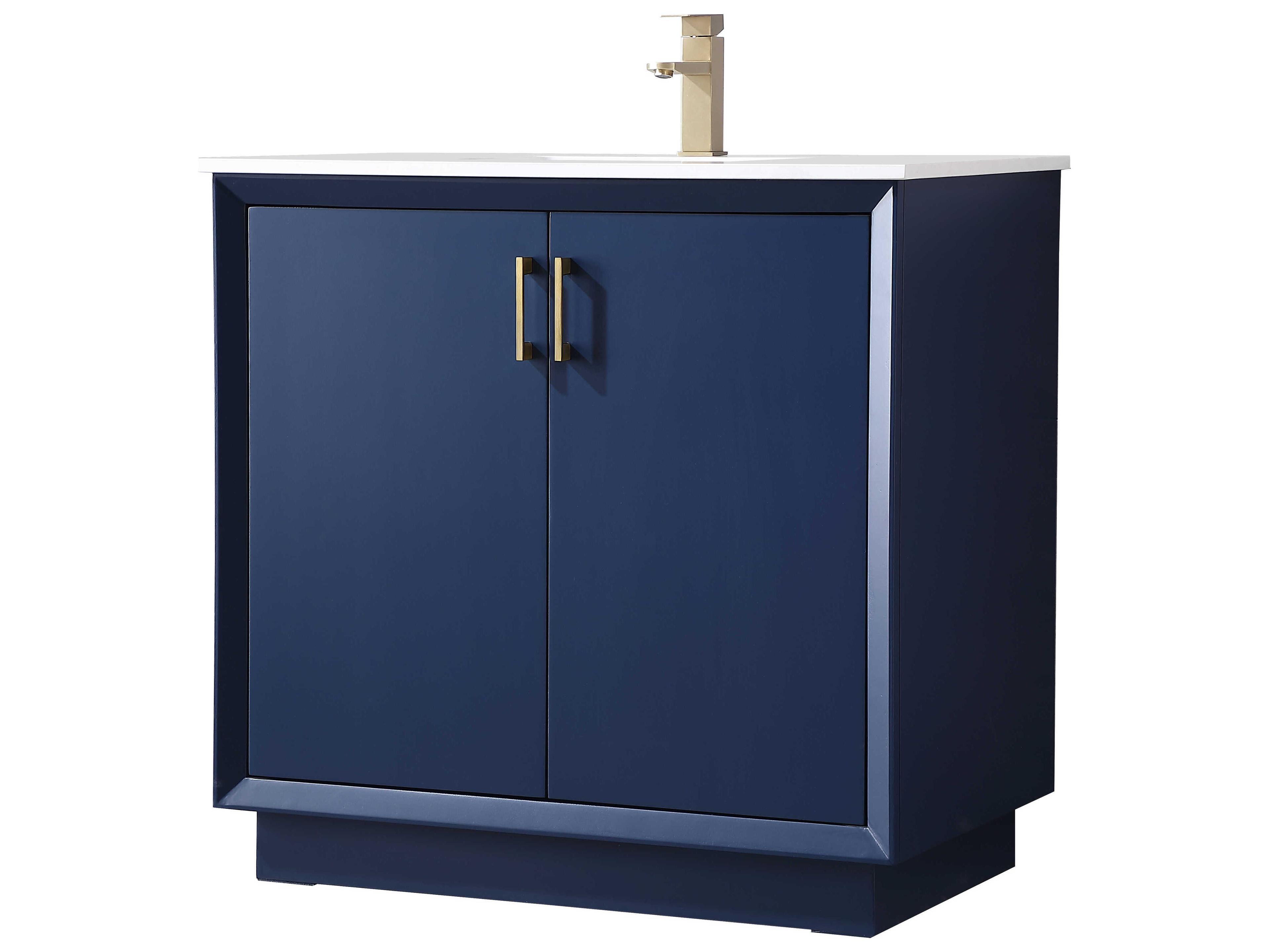 Elegant Lighting Hayes Blue Vanity