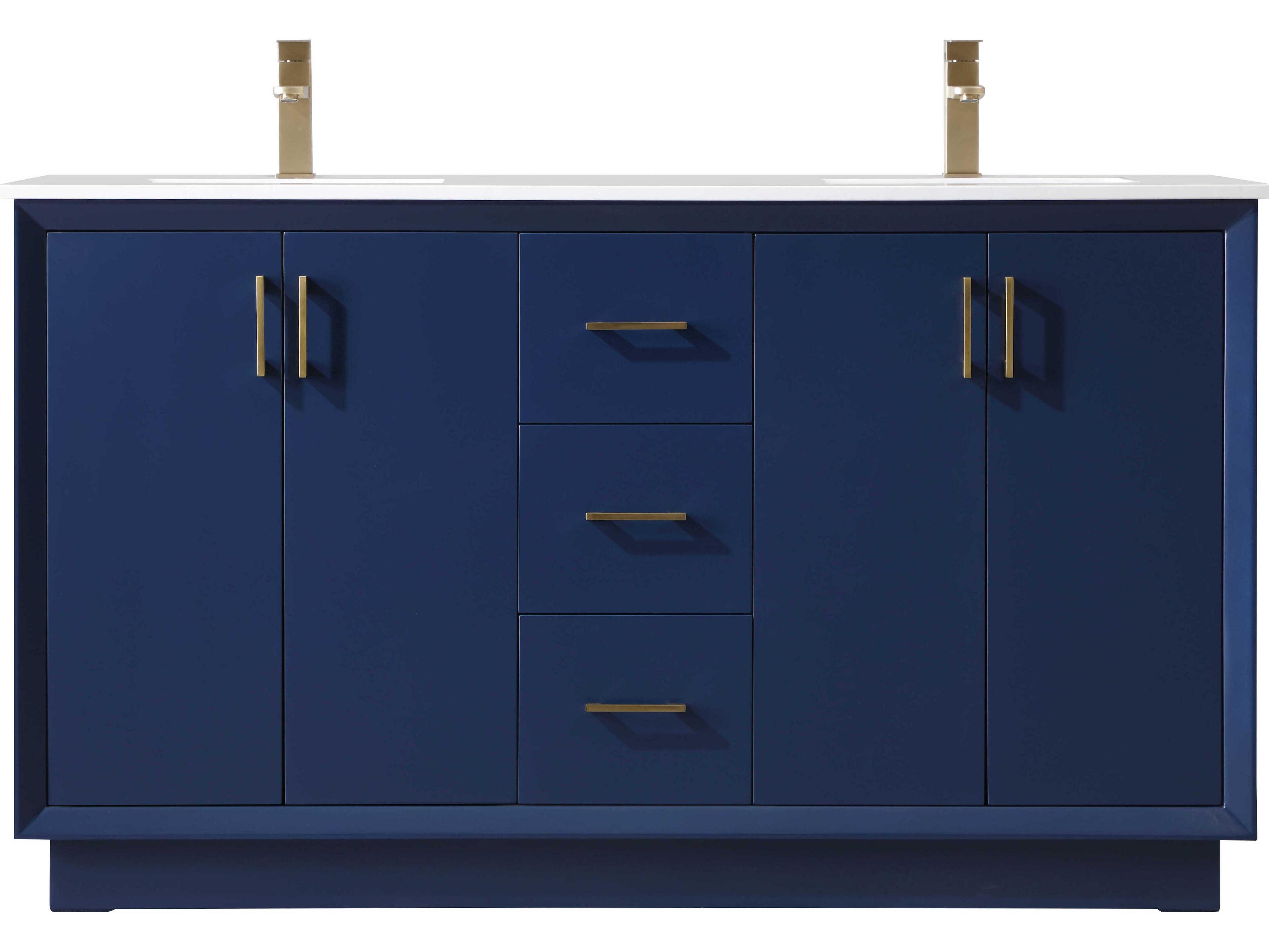 Hayes Blue Vanity