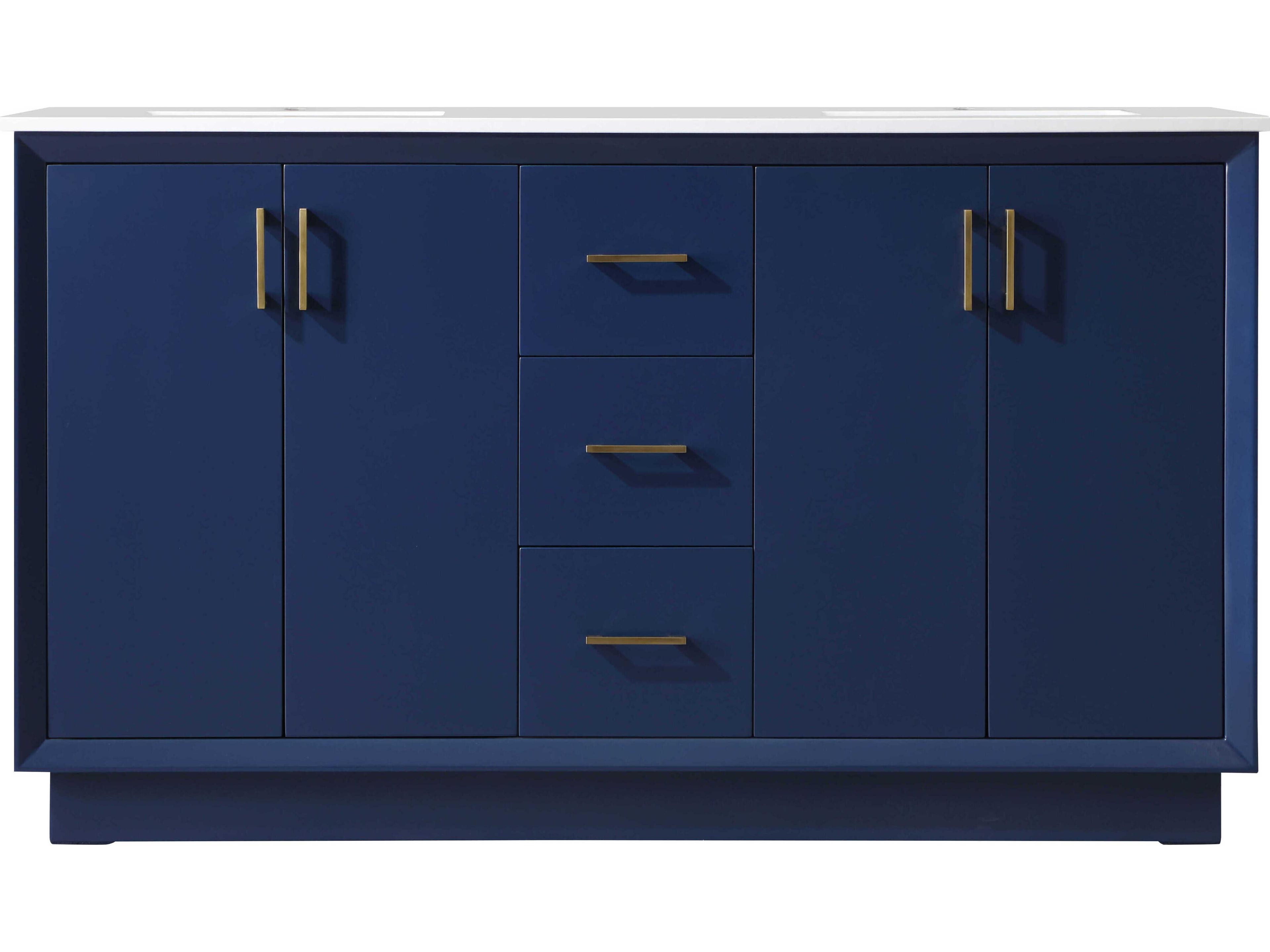 Elegant Lighting Hayes Blue Vanity