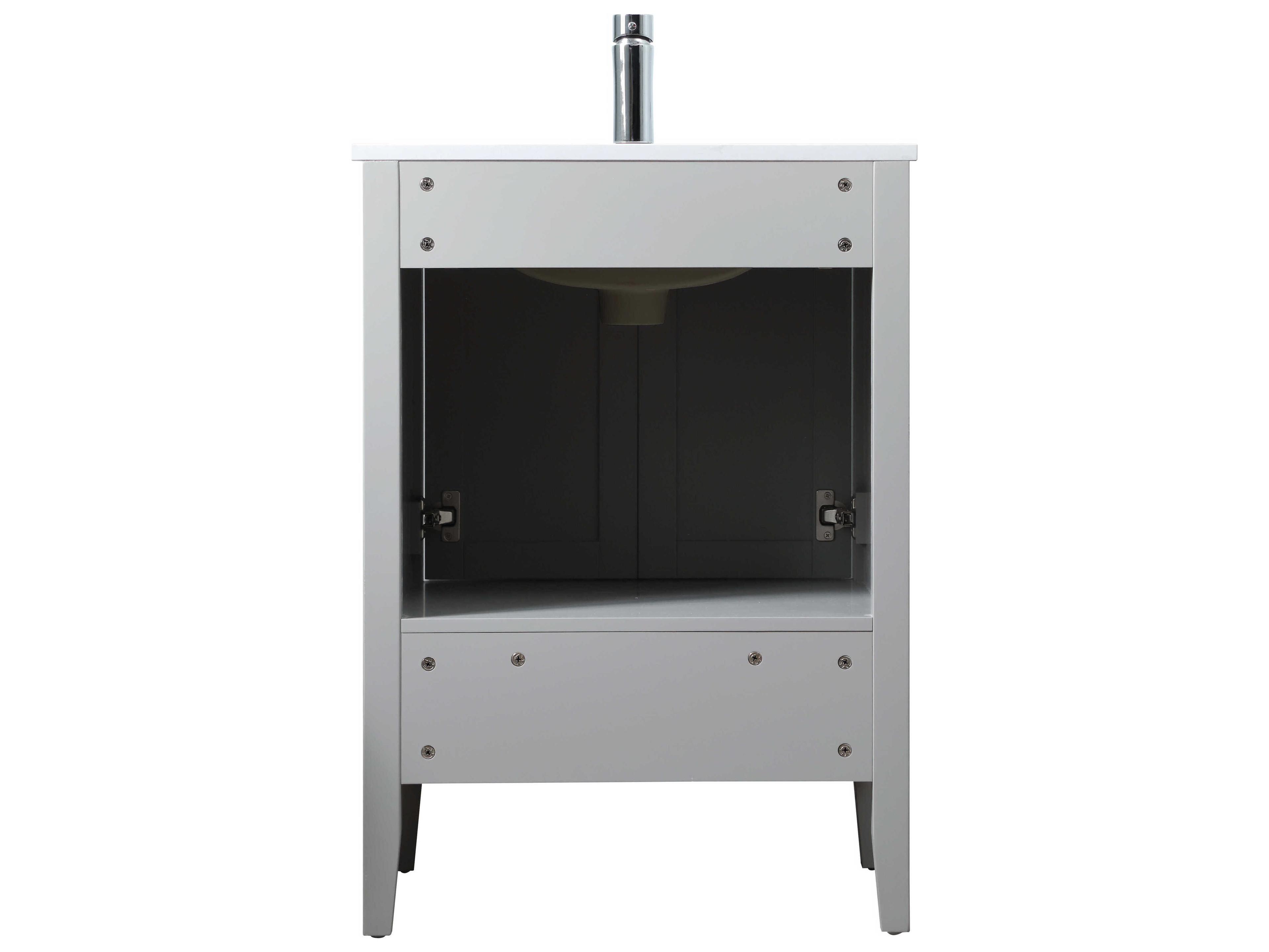 Elegant Lighting Hamilton Grey Vanity