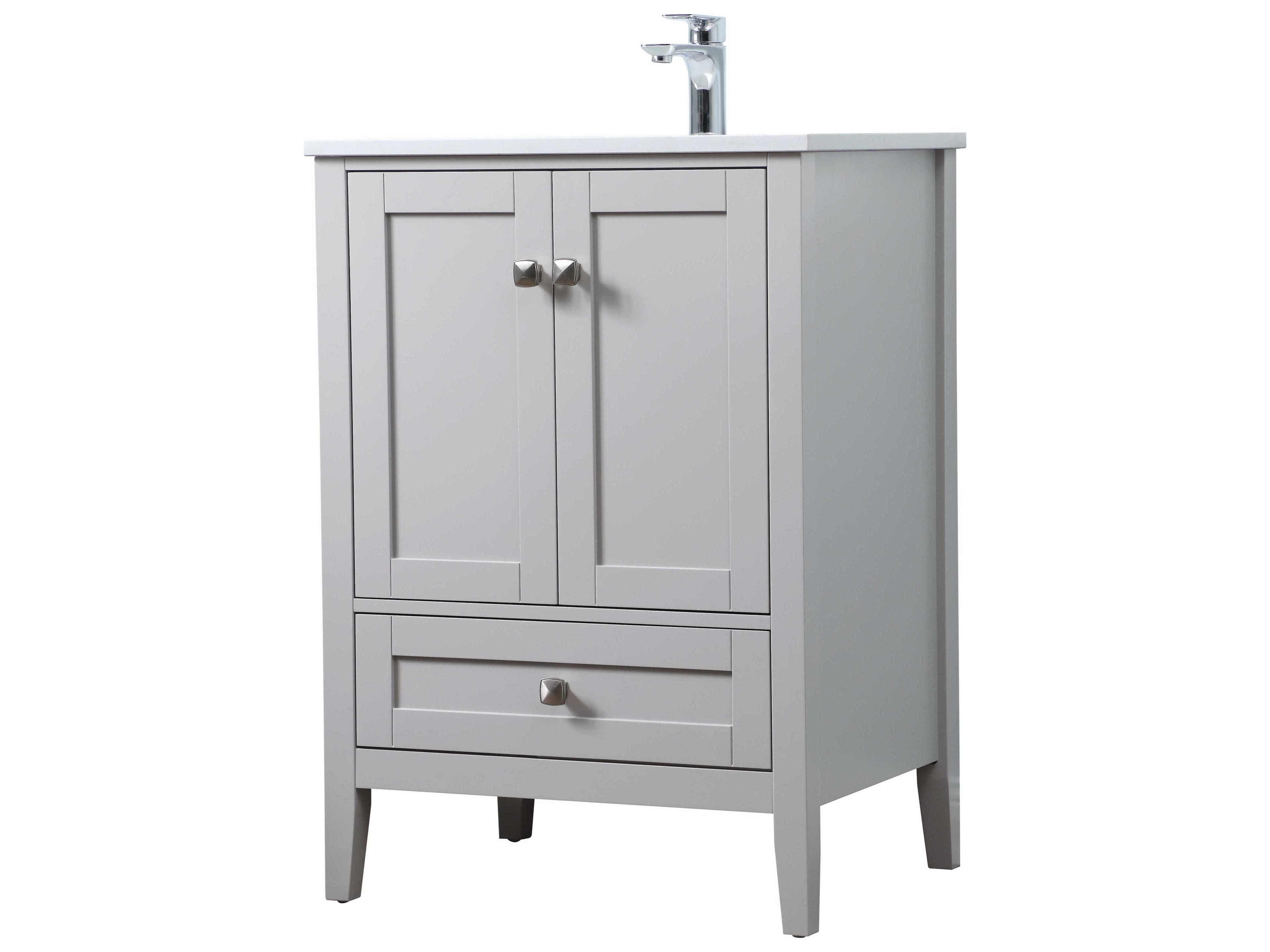 Elegant Lighting Hamilton Grey Vanity