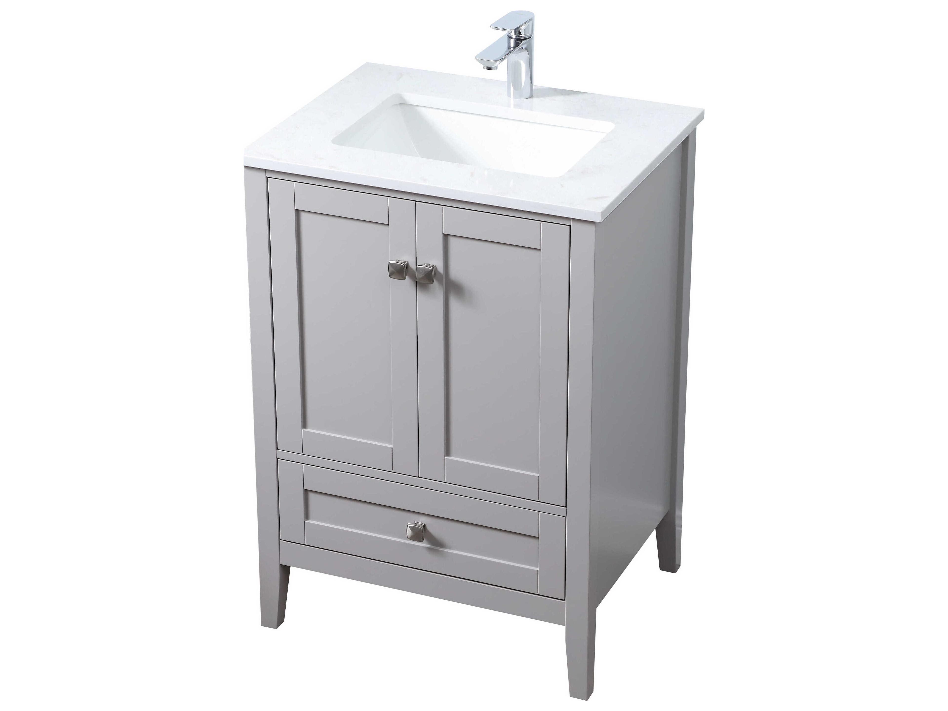 Elegant Lighting Hamilton Grey Vanity