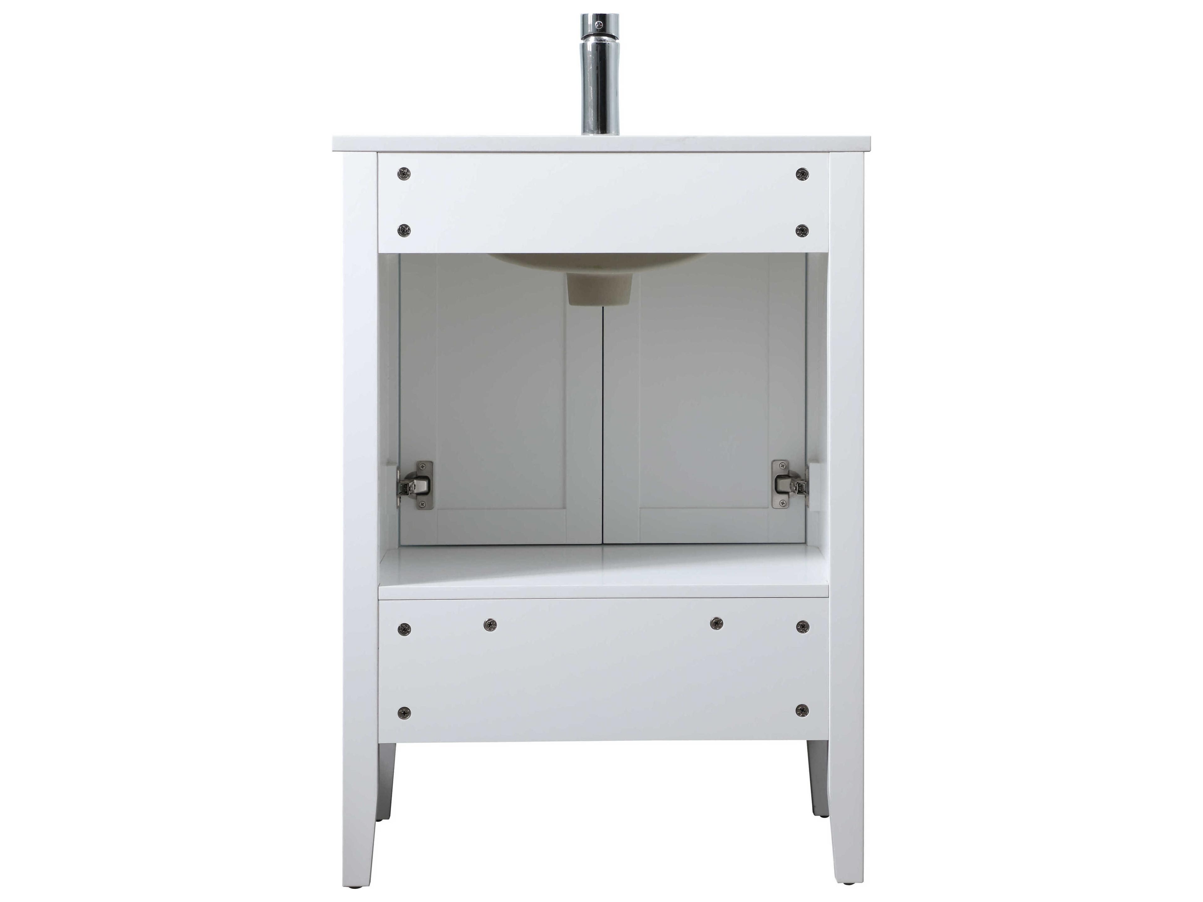 Elegant Lighting Hamilton White Vanity