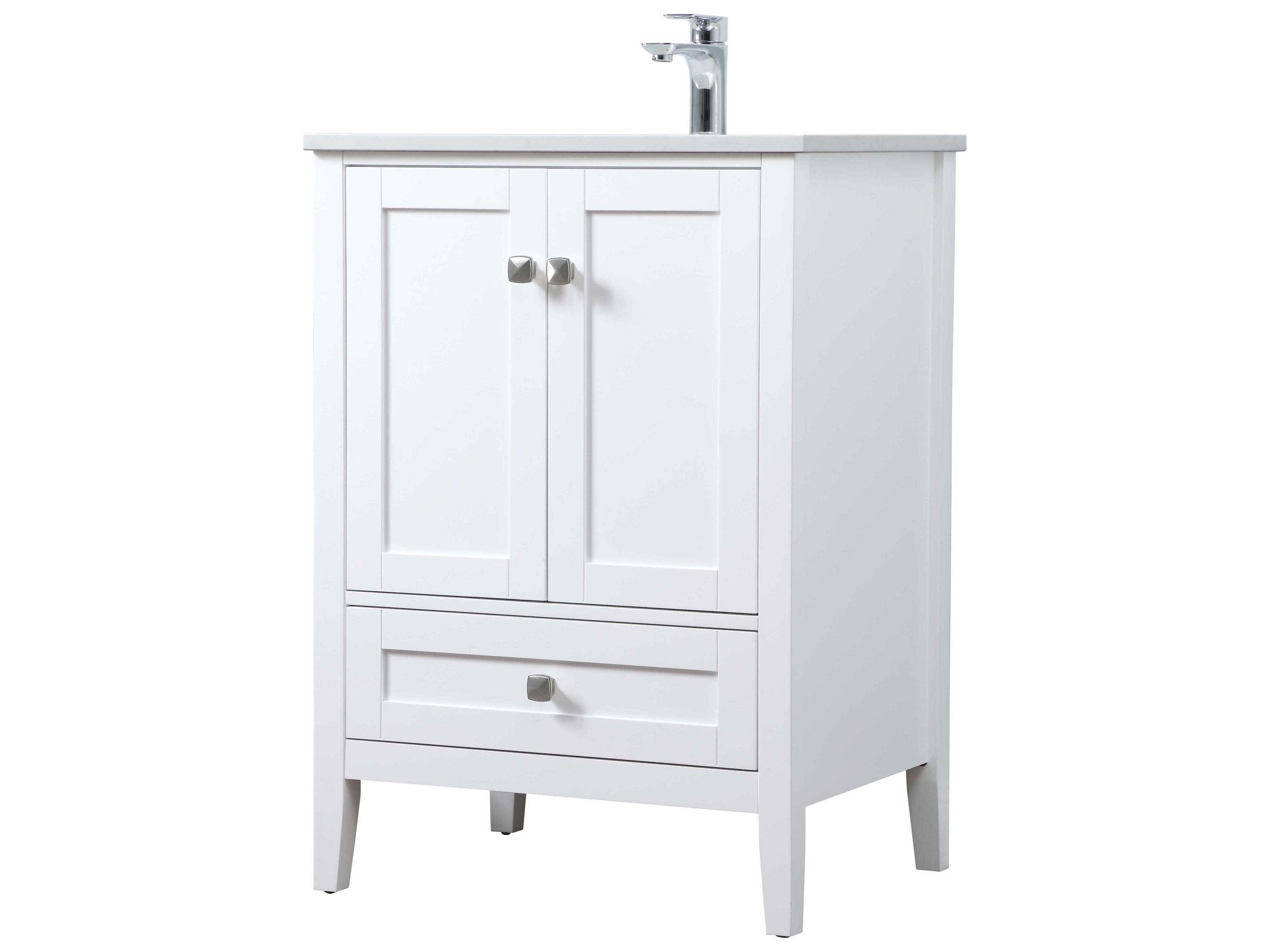 Elegant Lighting Hamilton White Vanity