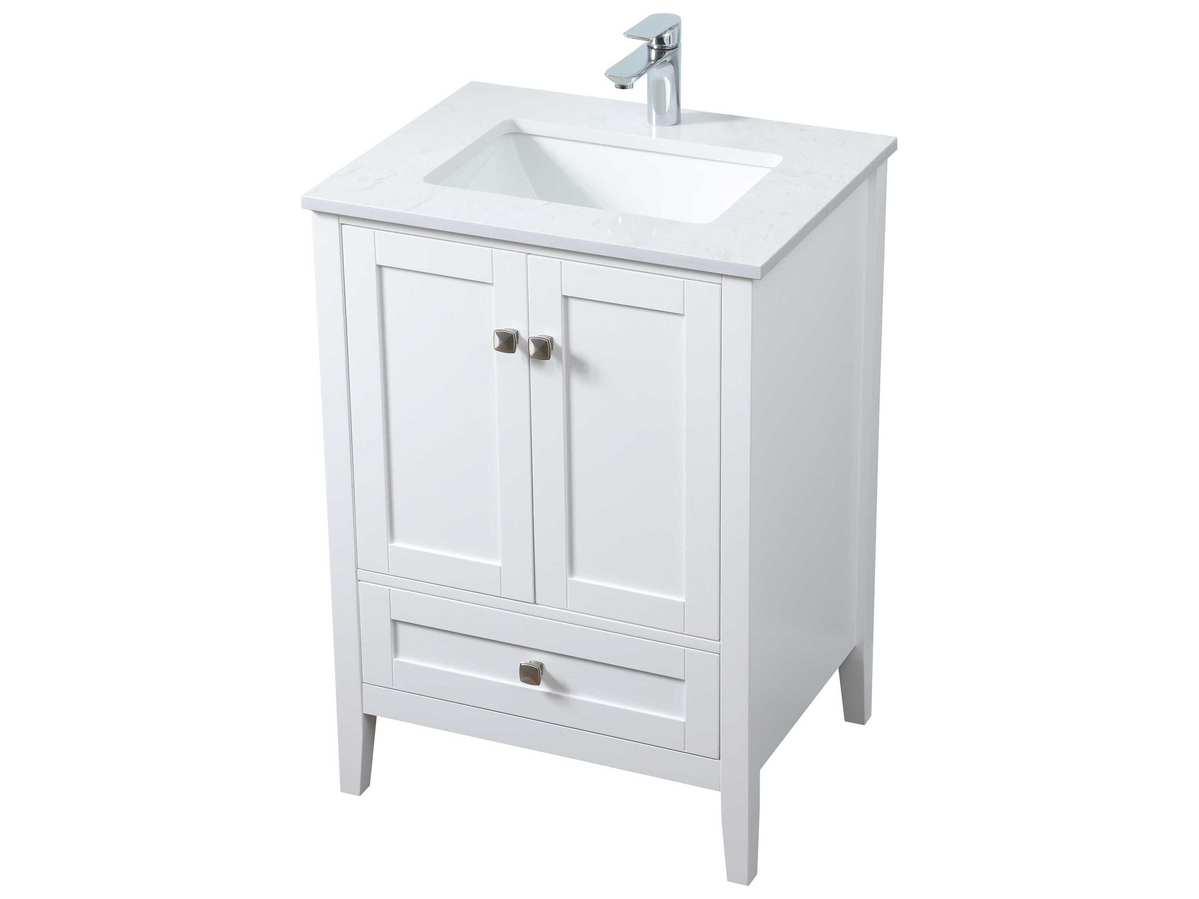 Elegant Lighting Hamilton White Vanity