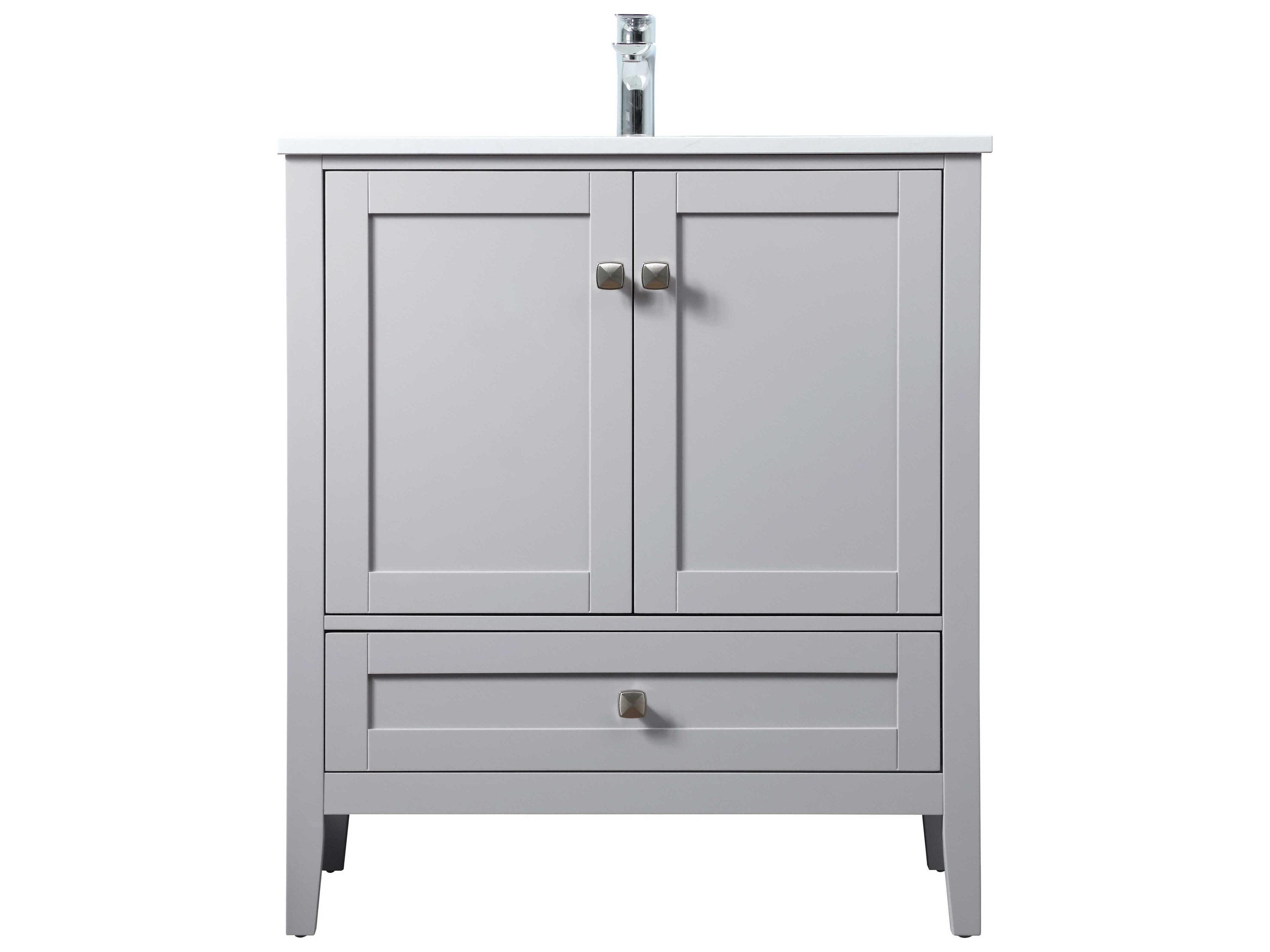 Elegant Lighting Hamilton Grey Vanity