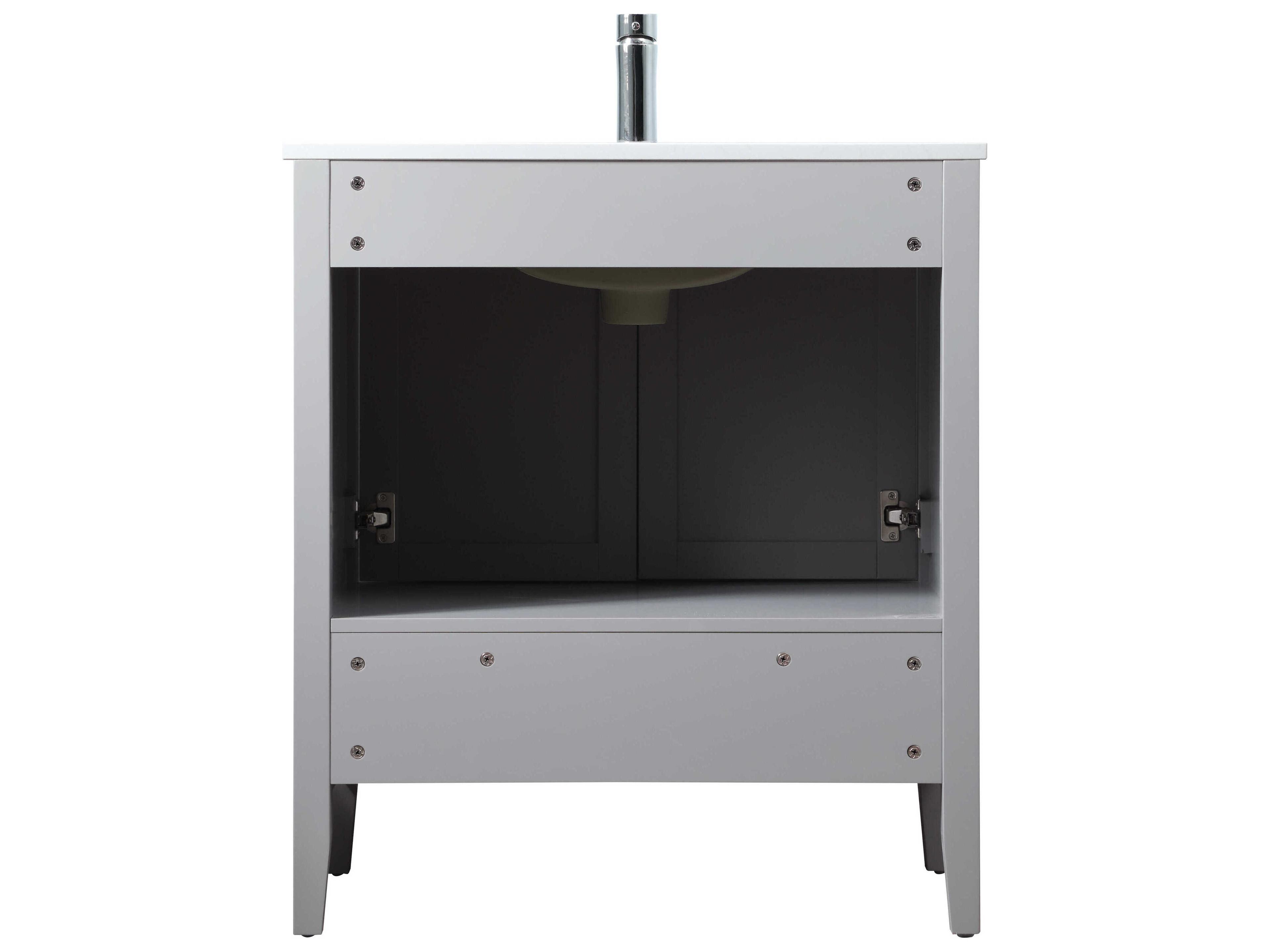 Elegant Lighting Hamilton Grey Vanity