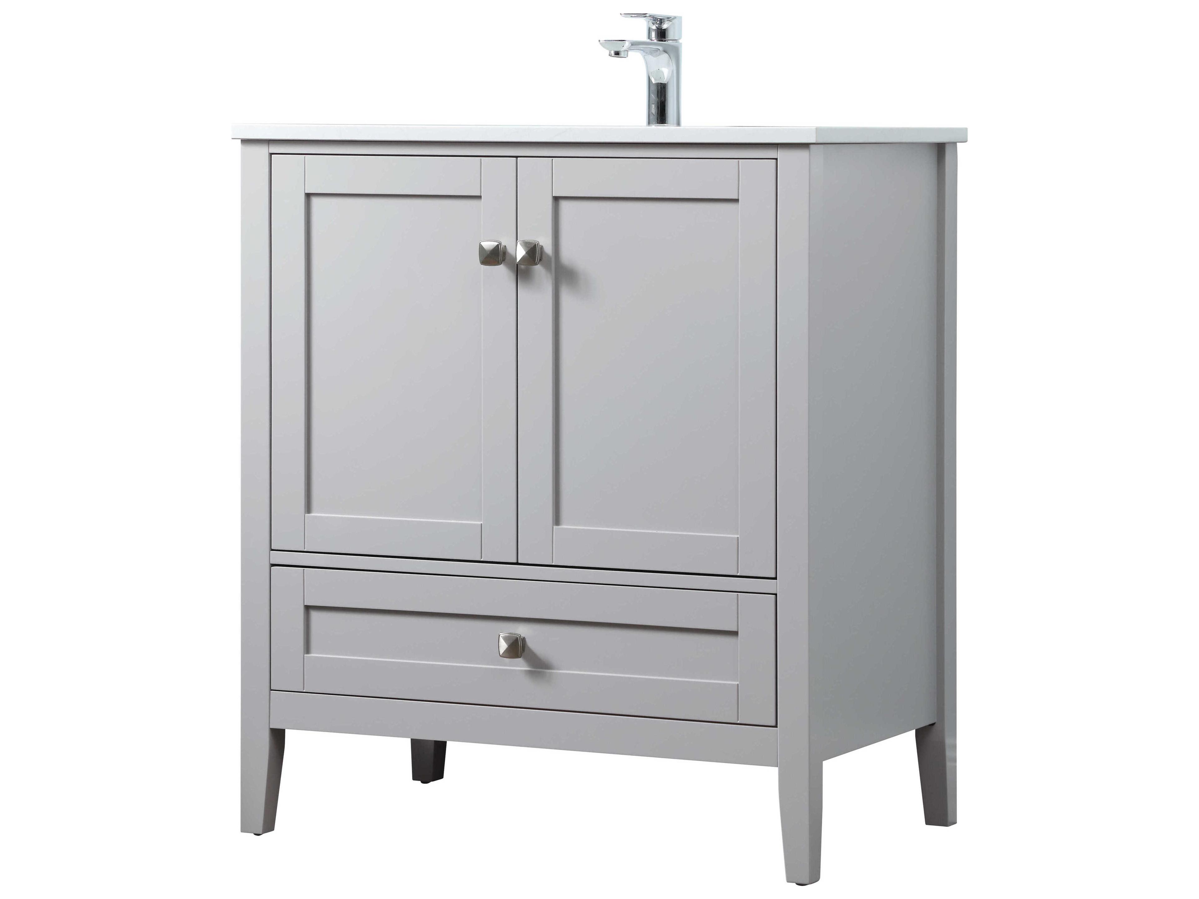 Elegant Lighting Hamilton Grey Vanity