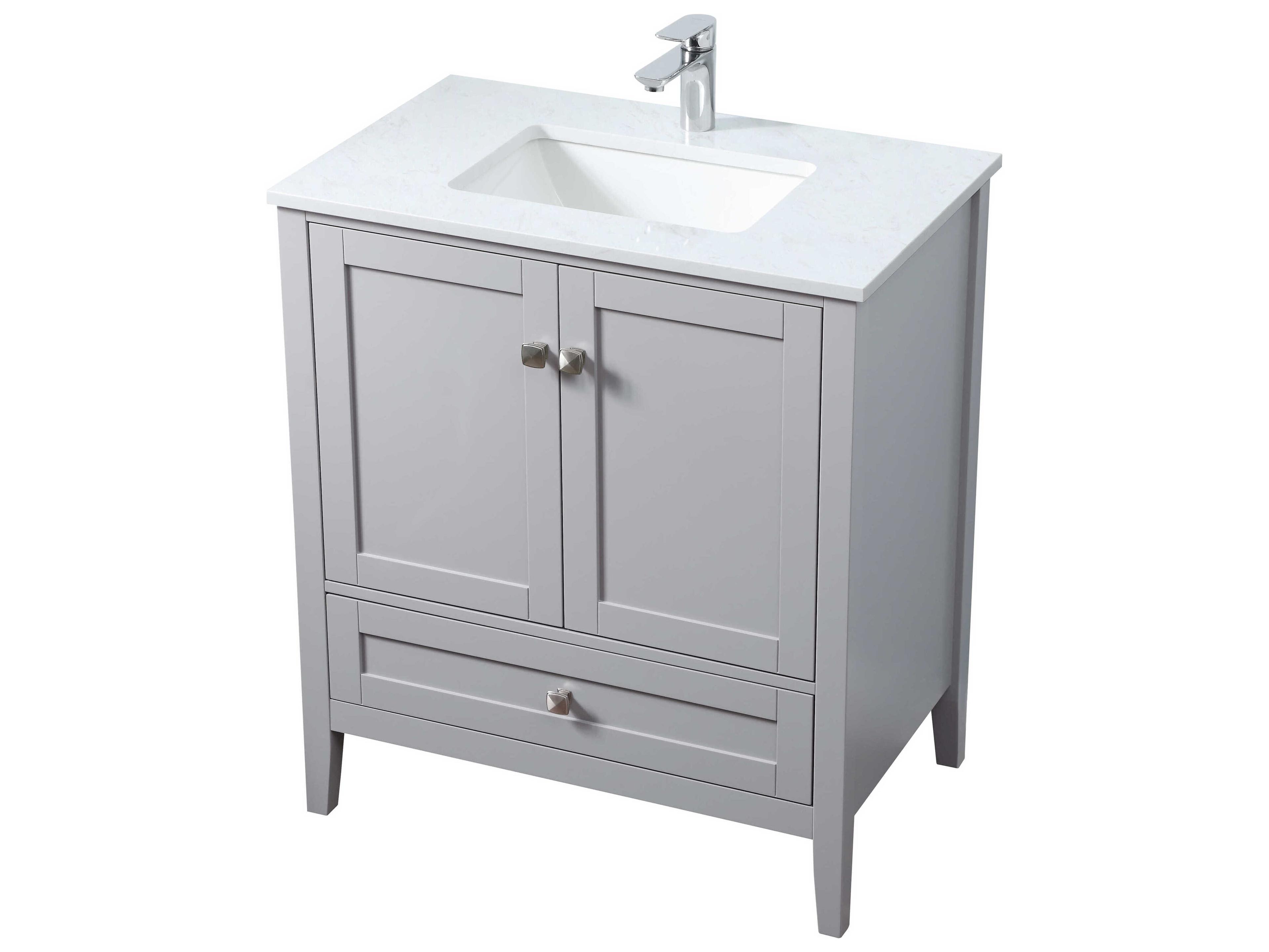 Elegant Lighting Hamilton Grey Vanity