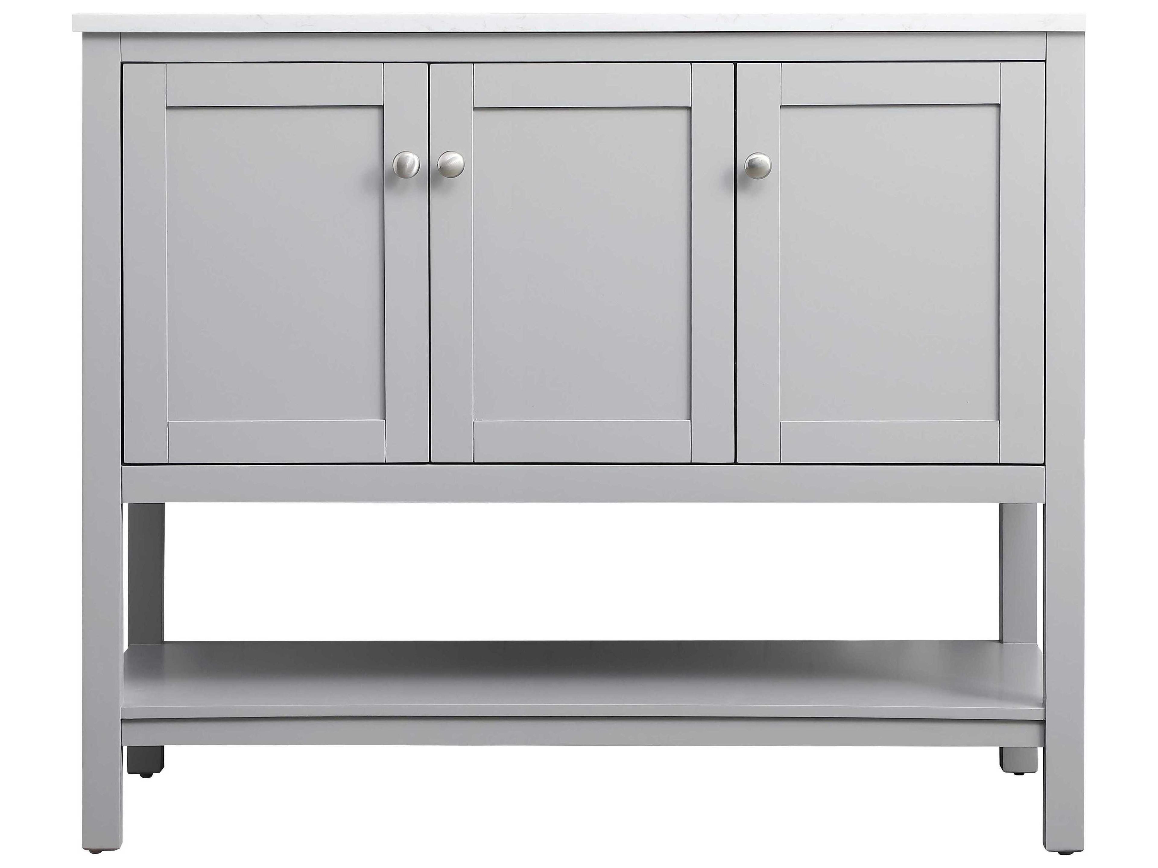 Elegant Lighting Heath Grey Vanity