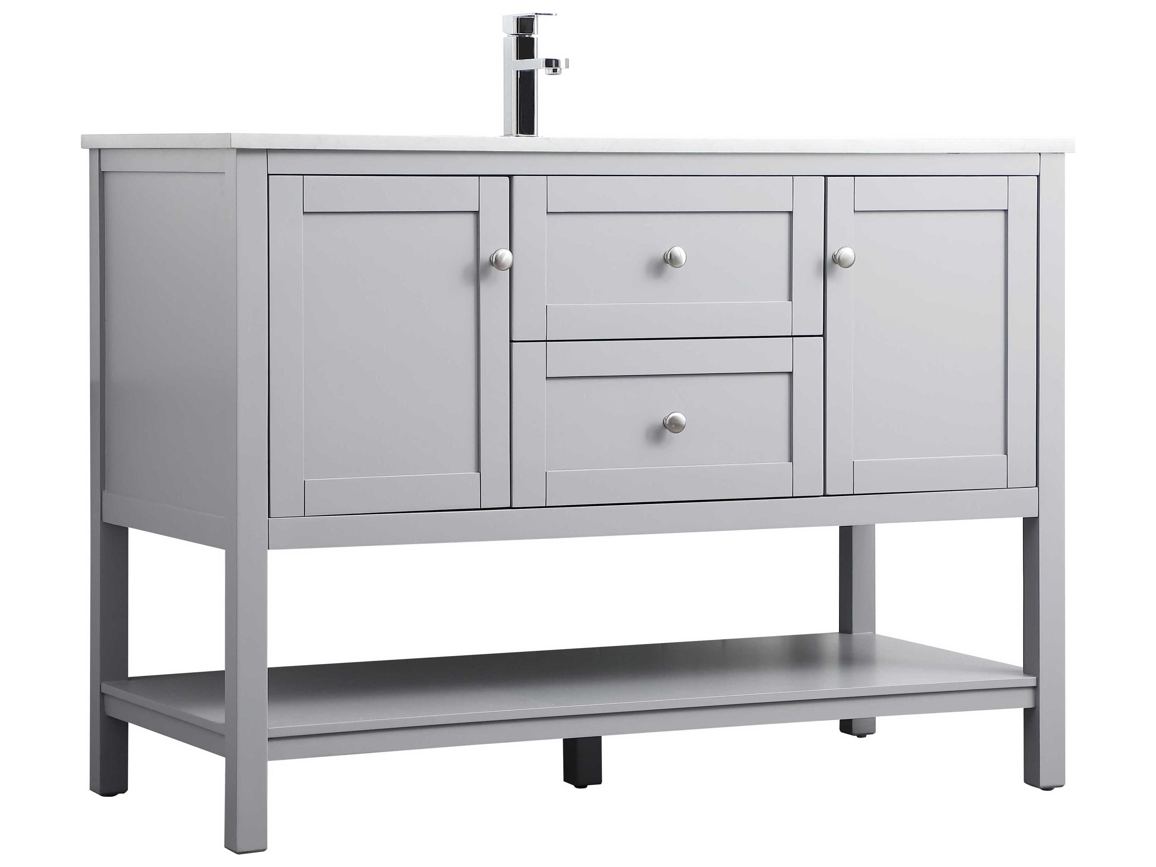 Elegant Lighting Heath Grey Vanity