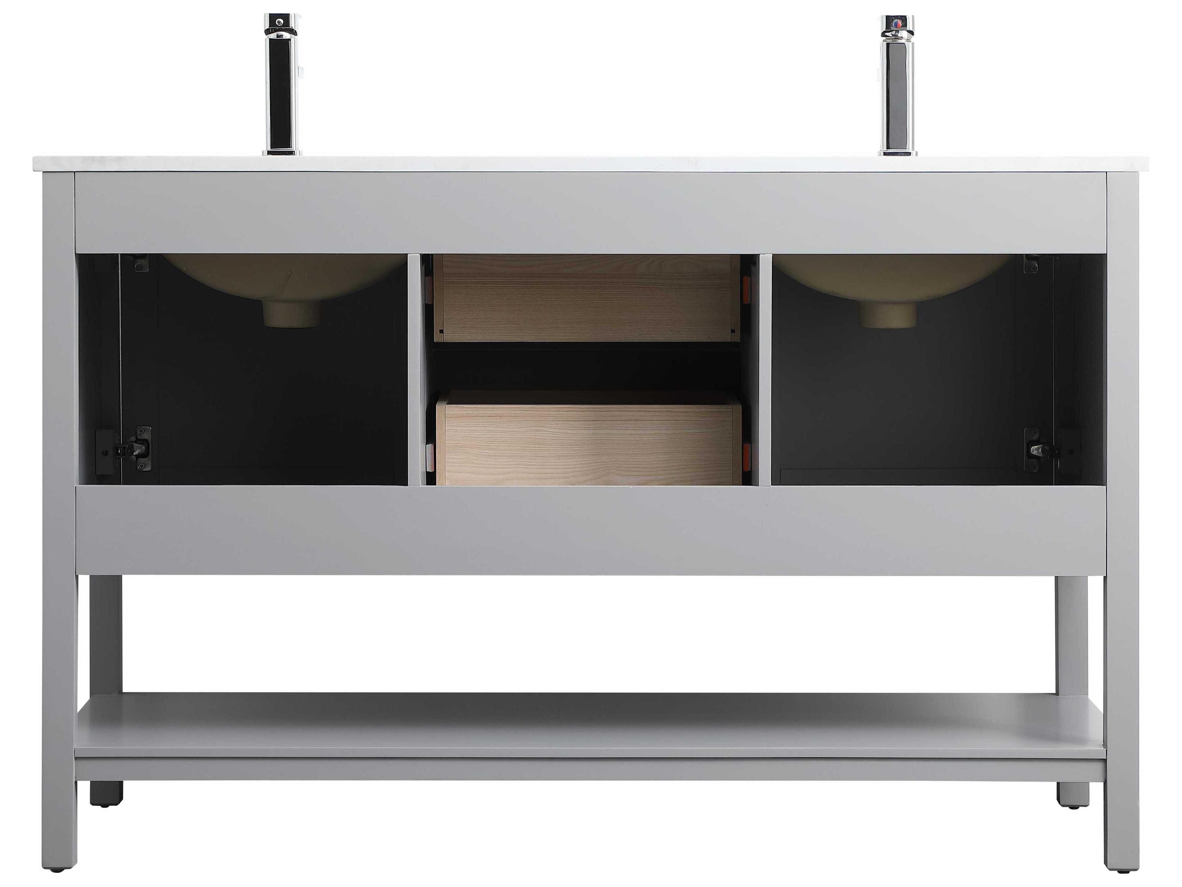 Elegant Lighting Heath Grey Vanity