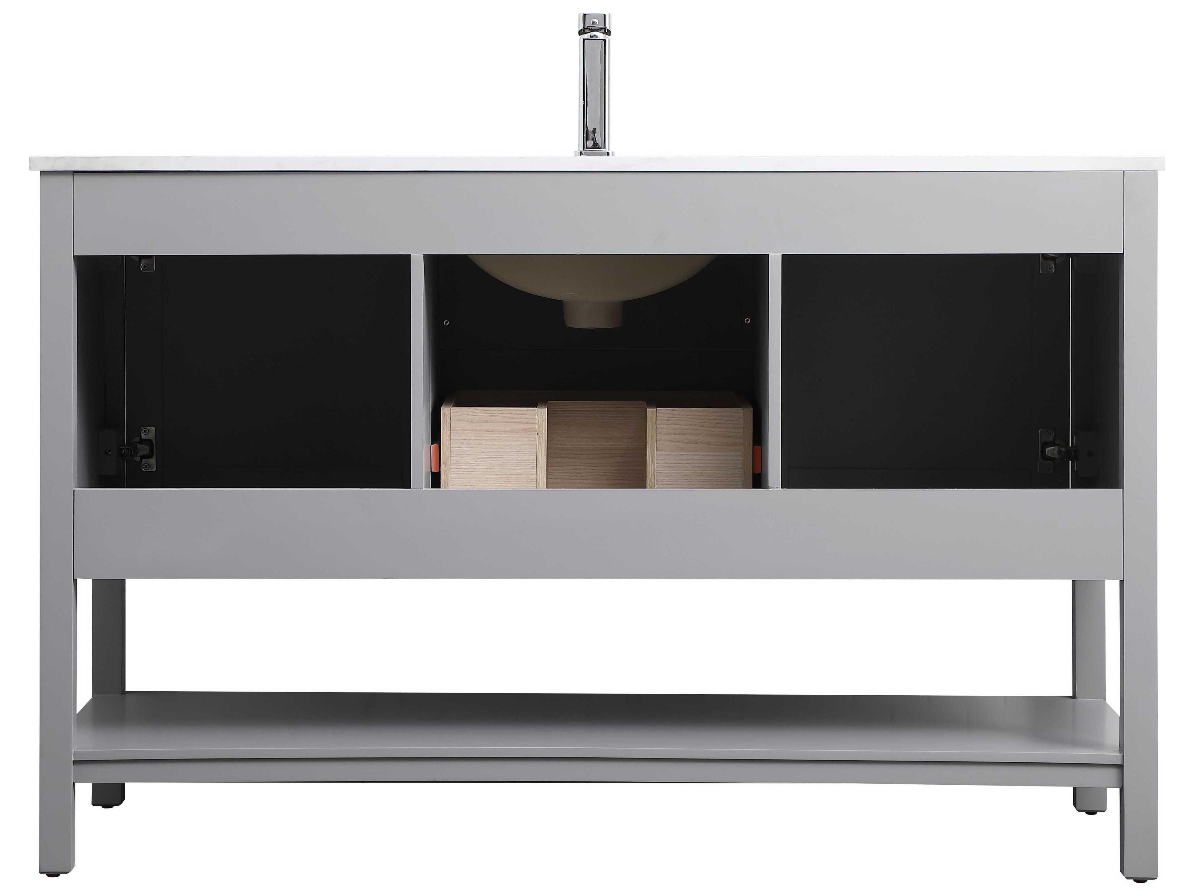 Elegant Lighting Heath Grey Vanity